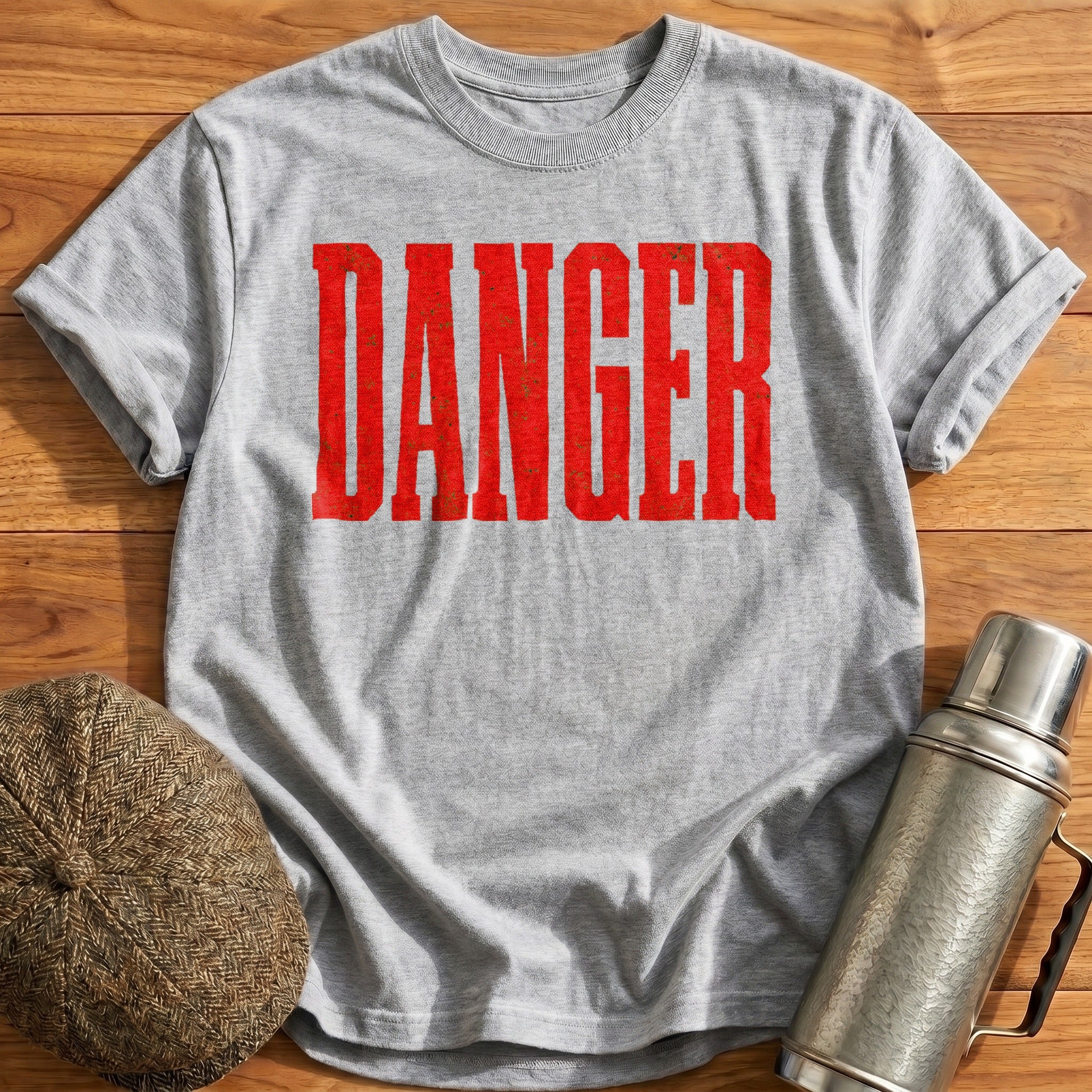 Danger T-Shirt - Sport Grey
