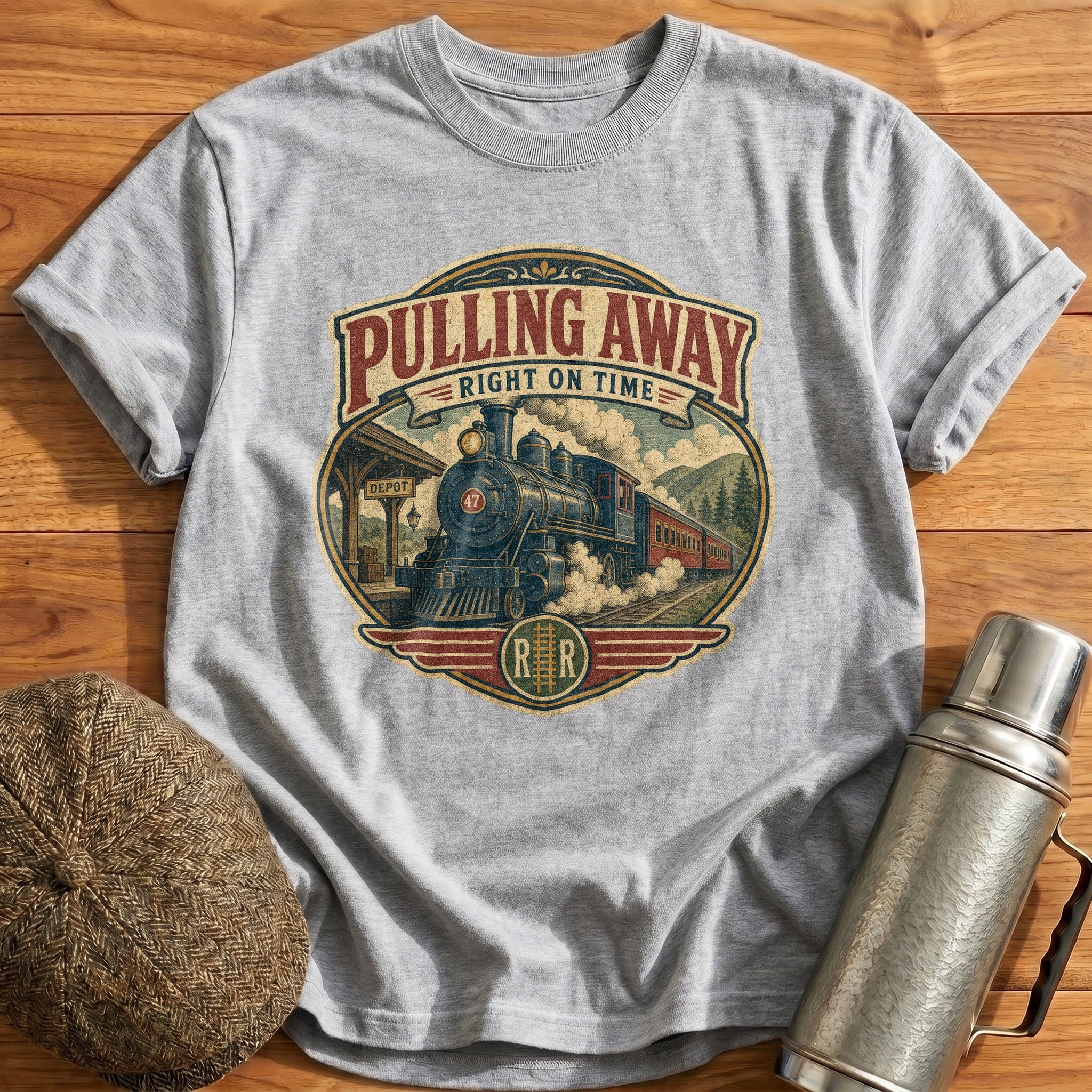 Pulling Away T-Shirt - Sport Grey