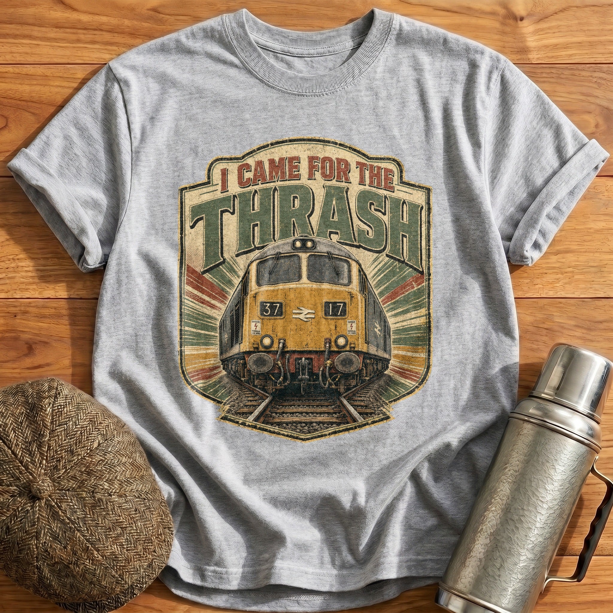 I Came for the Thrash T-Shirt - Sport Grey