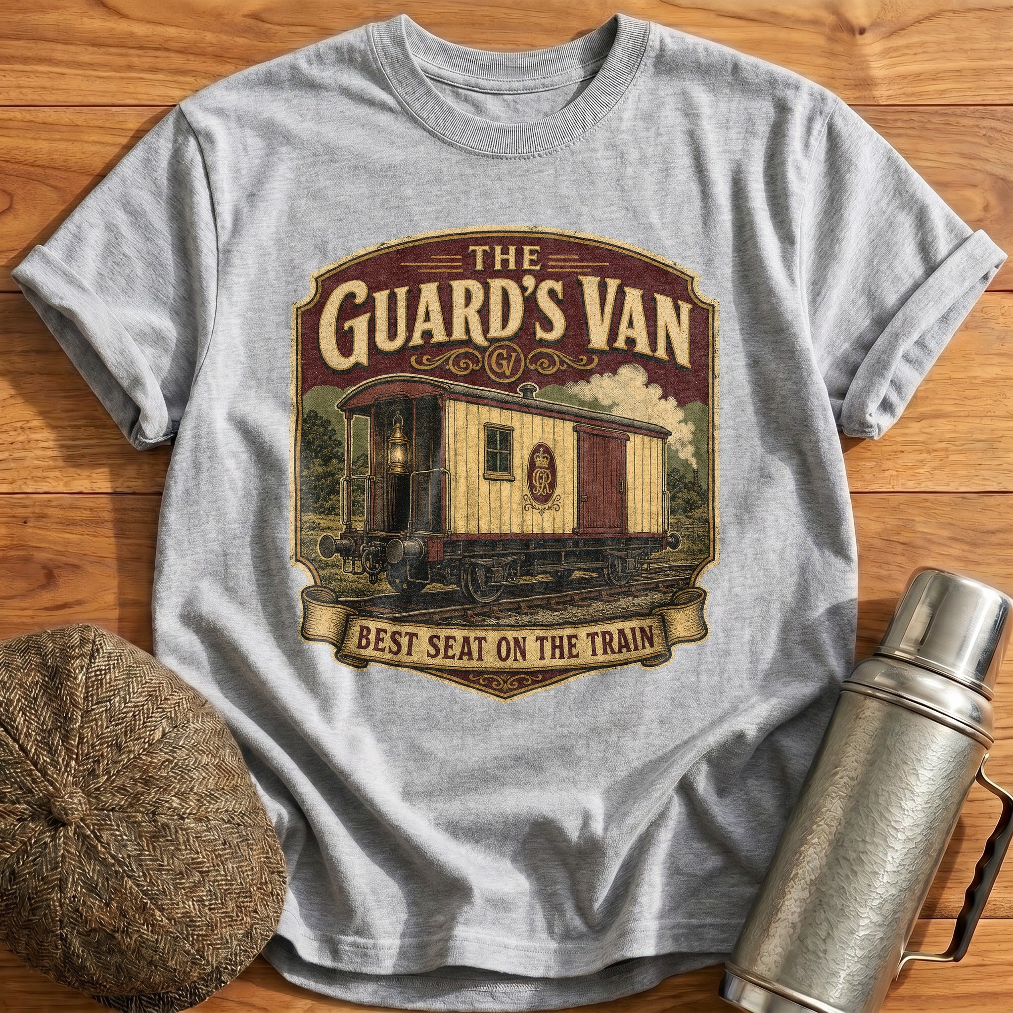 Best Seat on the Train T-Shirt - Sport Grey