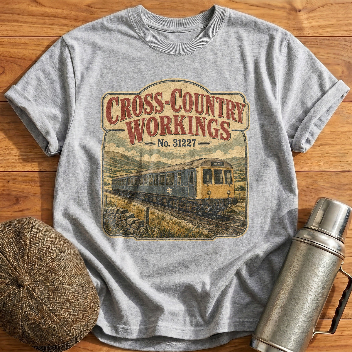 Cross-Country Working Kids T-Shirt - Sport Grey