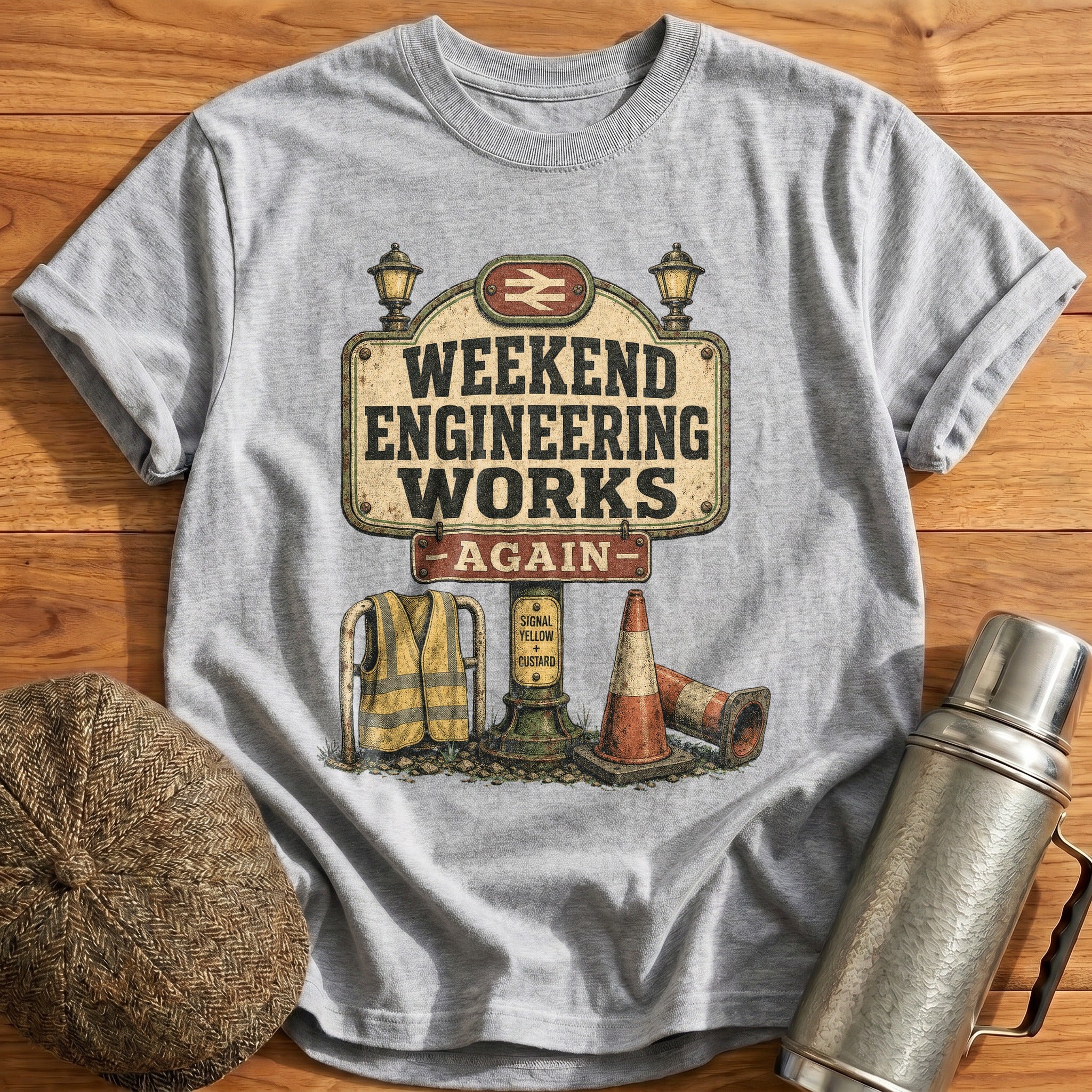 Engineering Works T-Shirt - Sport Grey