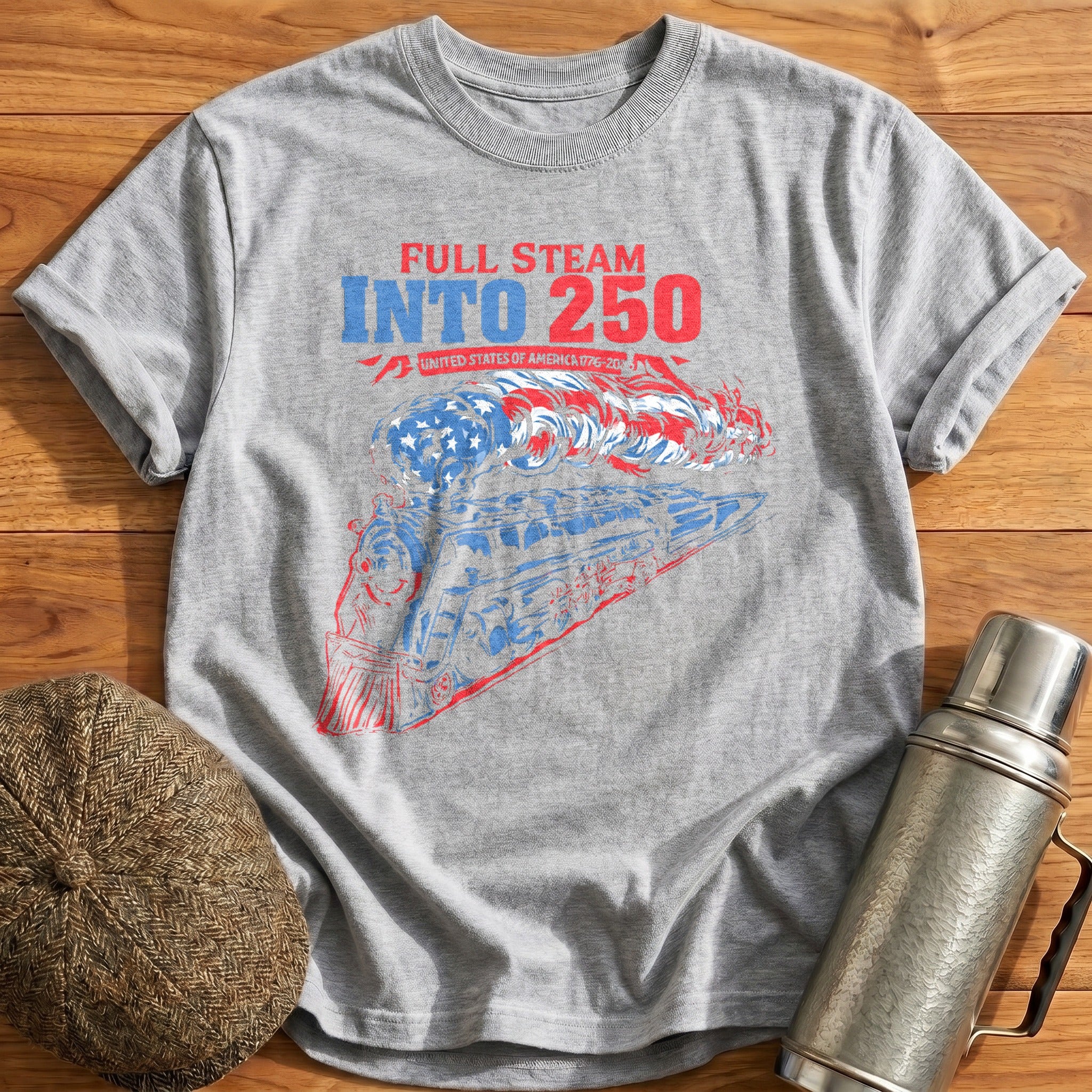 Full_Steam_Into_250_Dynamic T-Shirt - Sport Grey