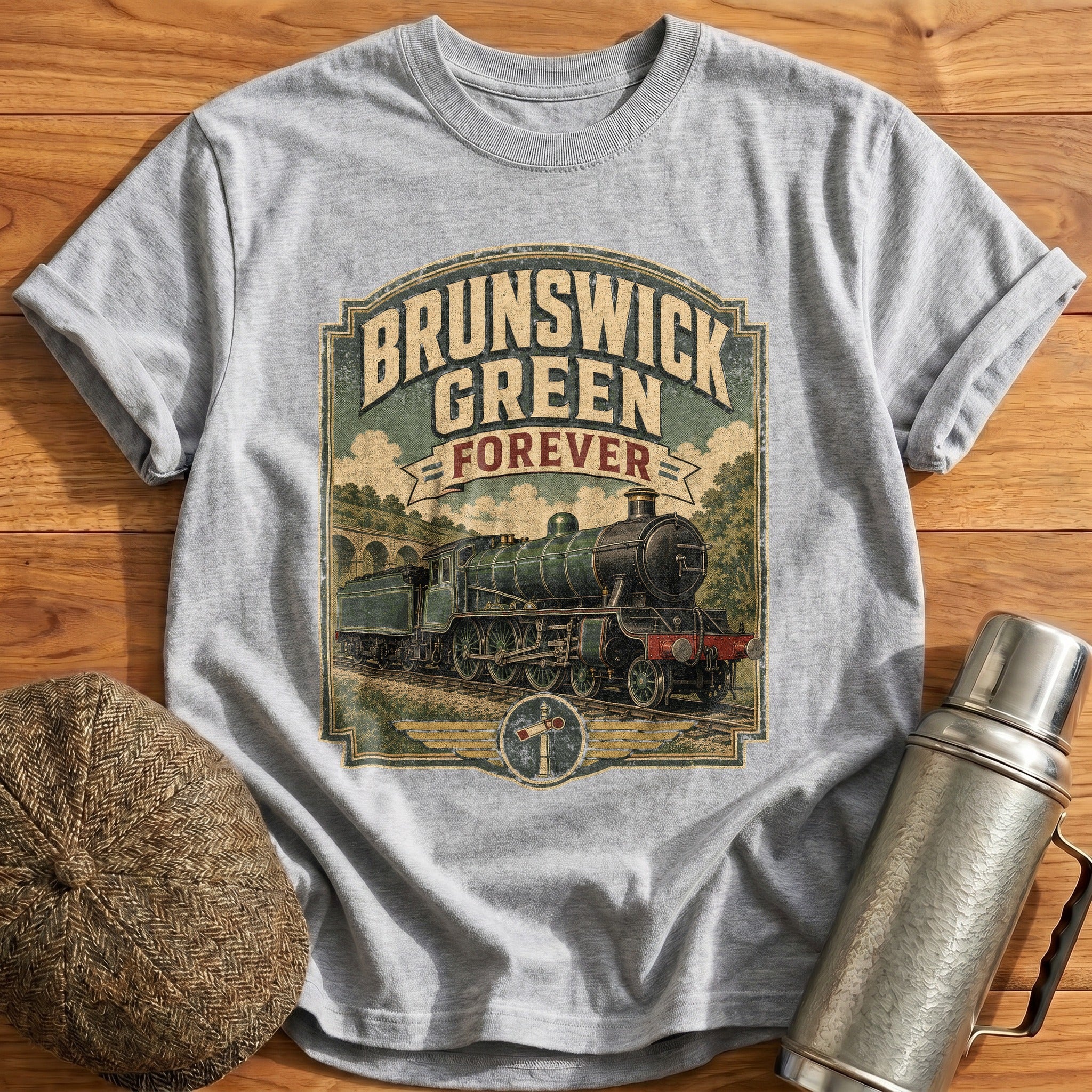 Green Forever T-Shirt - Sport Grey