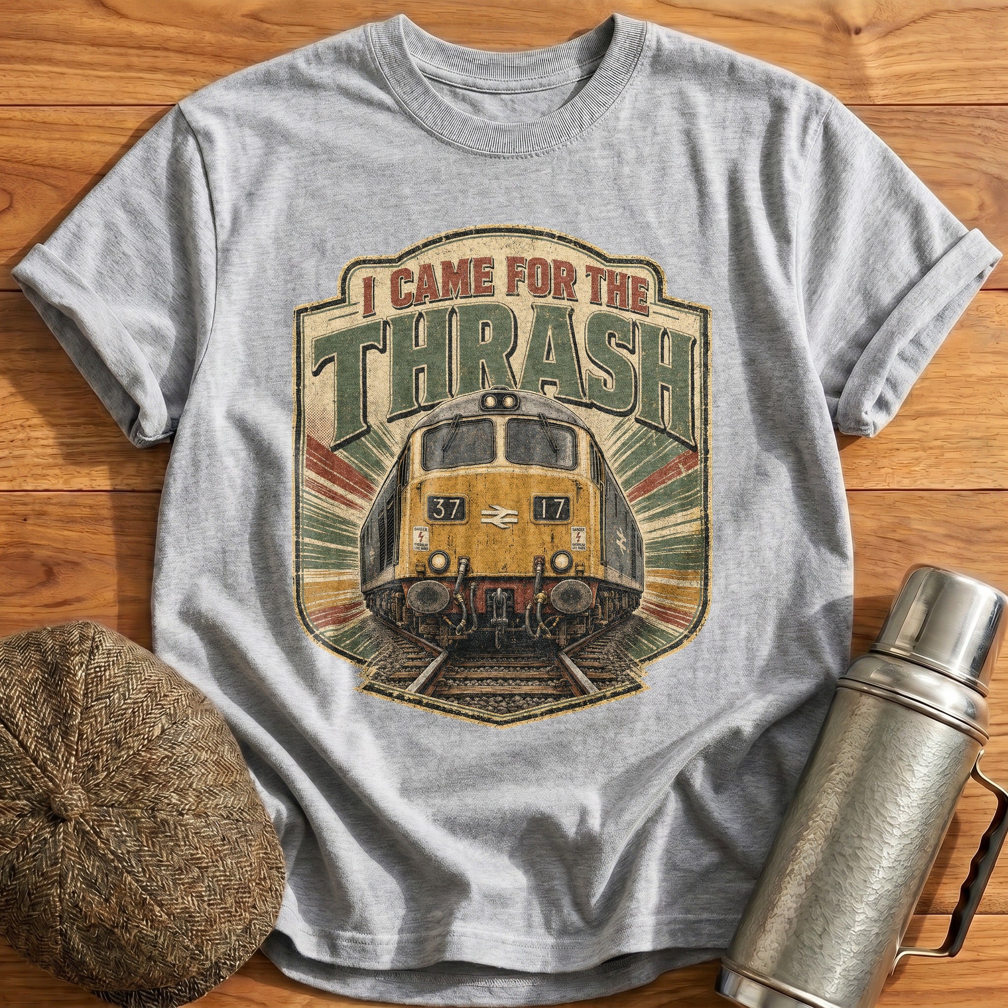 I Came for the Thrash T-Shirt - Sport Grey