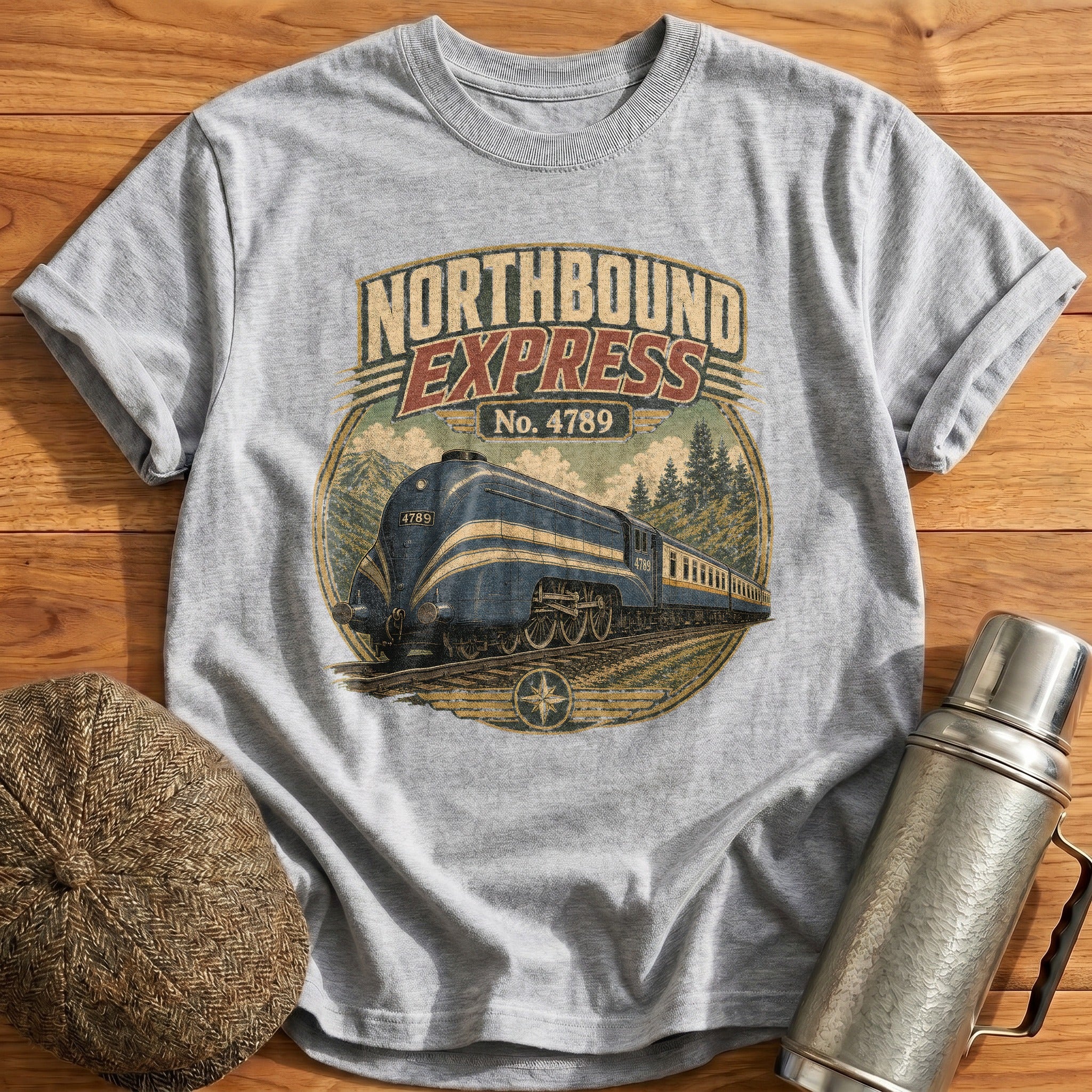 Northbound Express T-Shirt - Sport Grey
