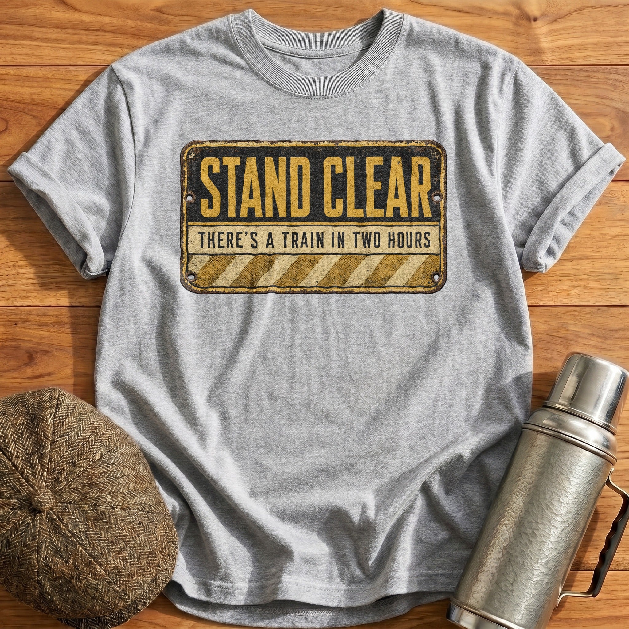 Platform Announcement T-Shirt - Sport Grey