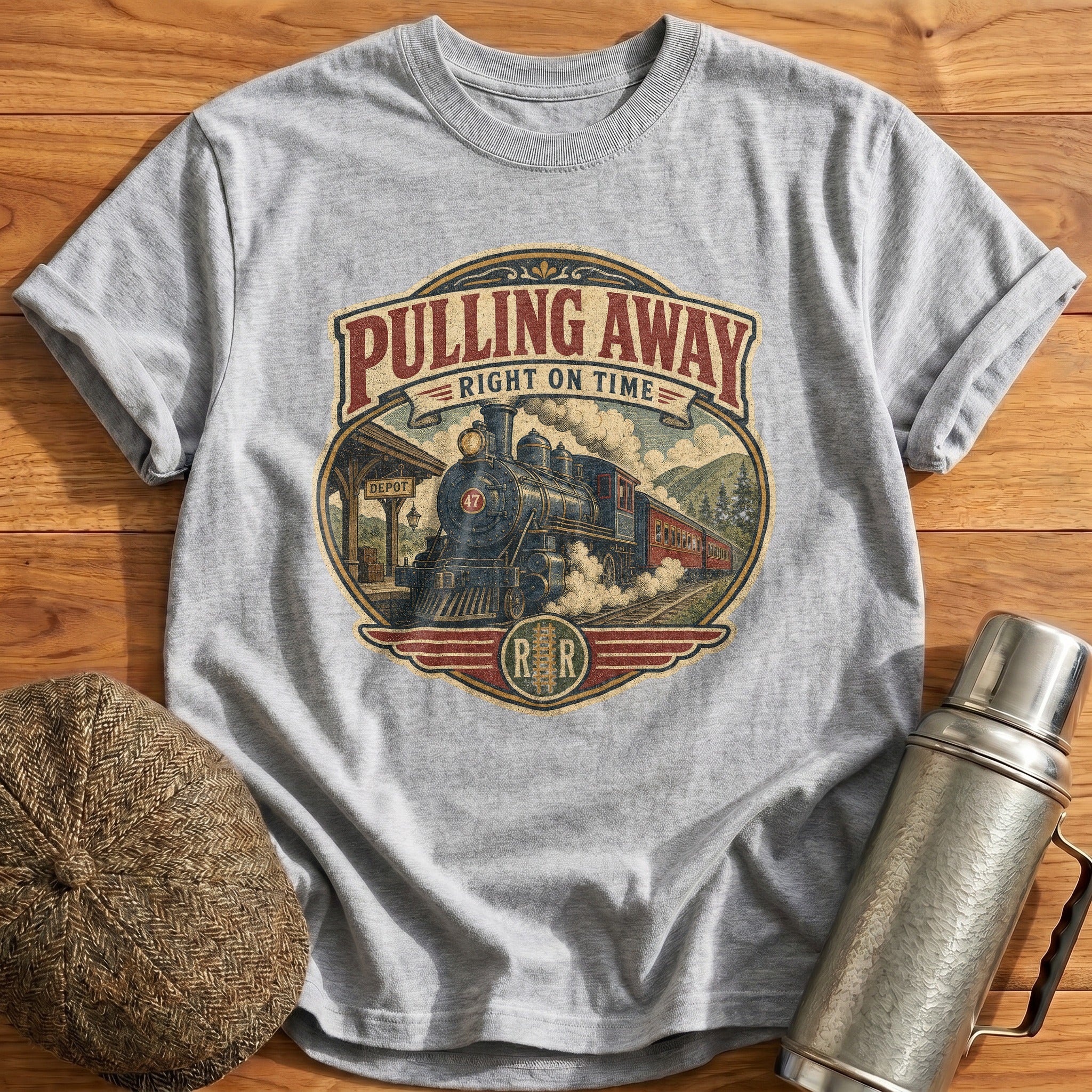 Pulling Away T-Shirt - Sport Grey