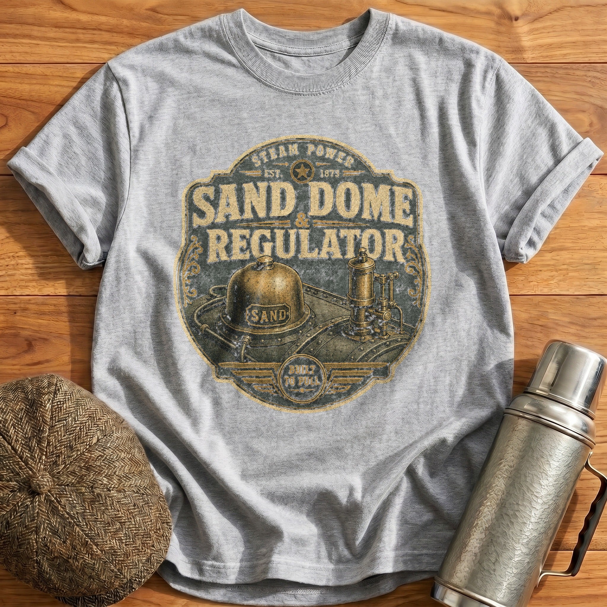 Sand Dome & Regulator T-Shirt - Sport Grey