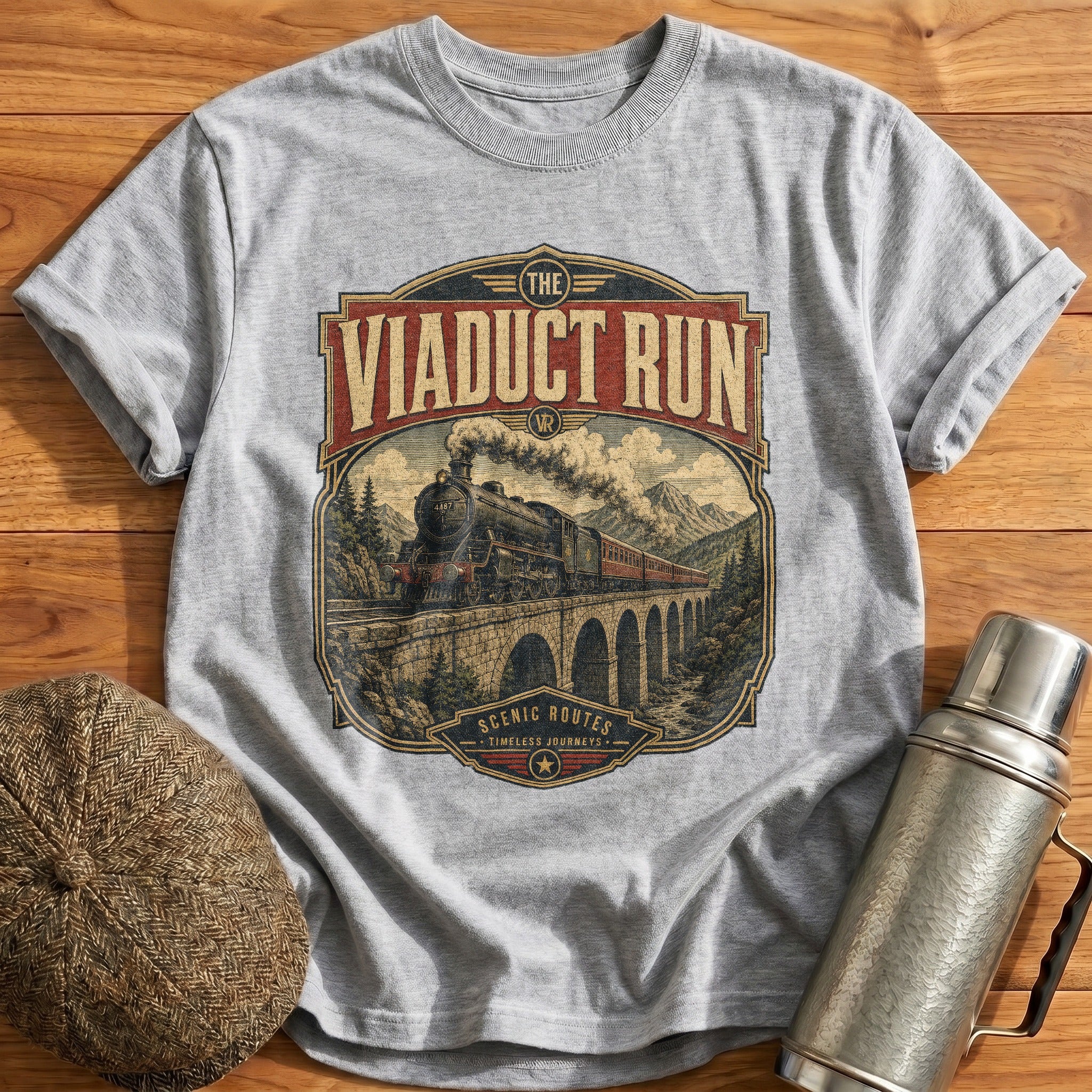 Scenic Routes T-Shirt - Sport Grey