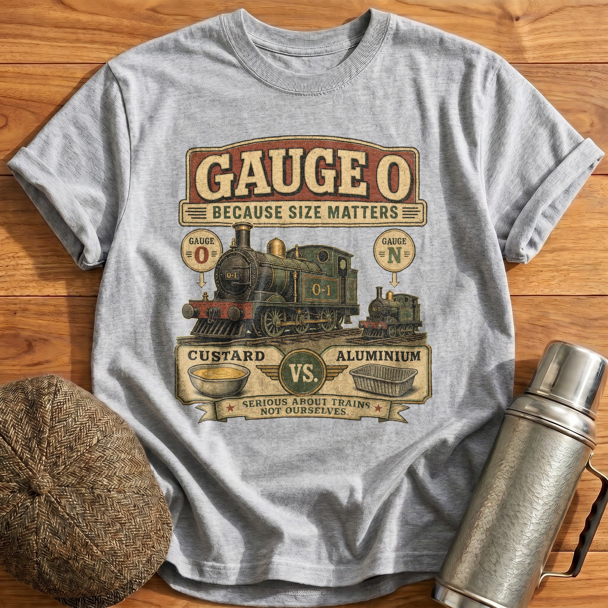 Size Matters Most T-Shirt - Sport Grey