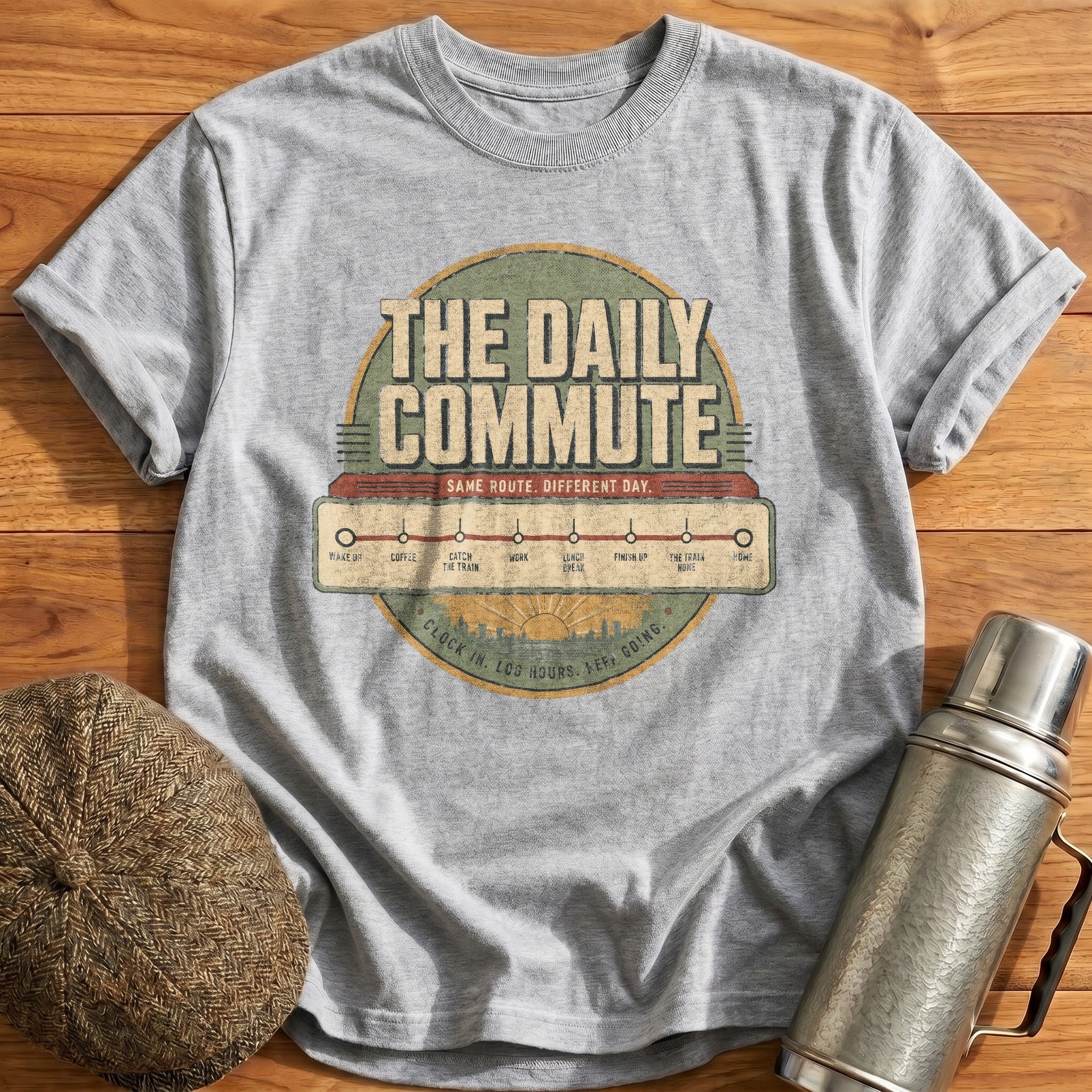 The Daily Commute T-Shirt - Sport Grey