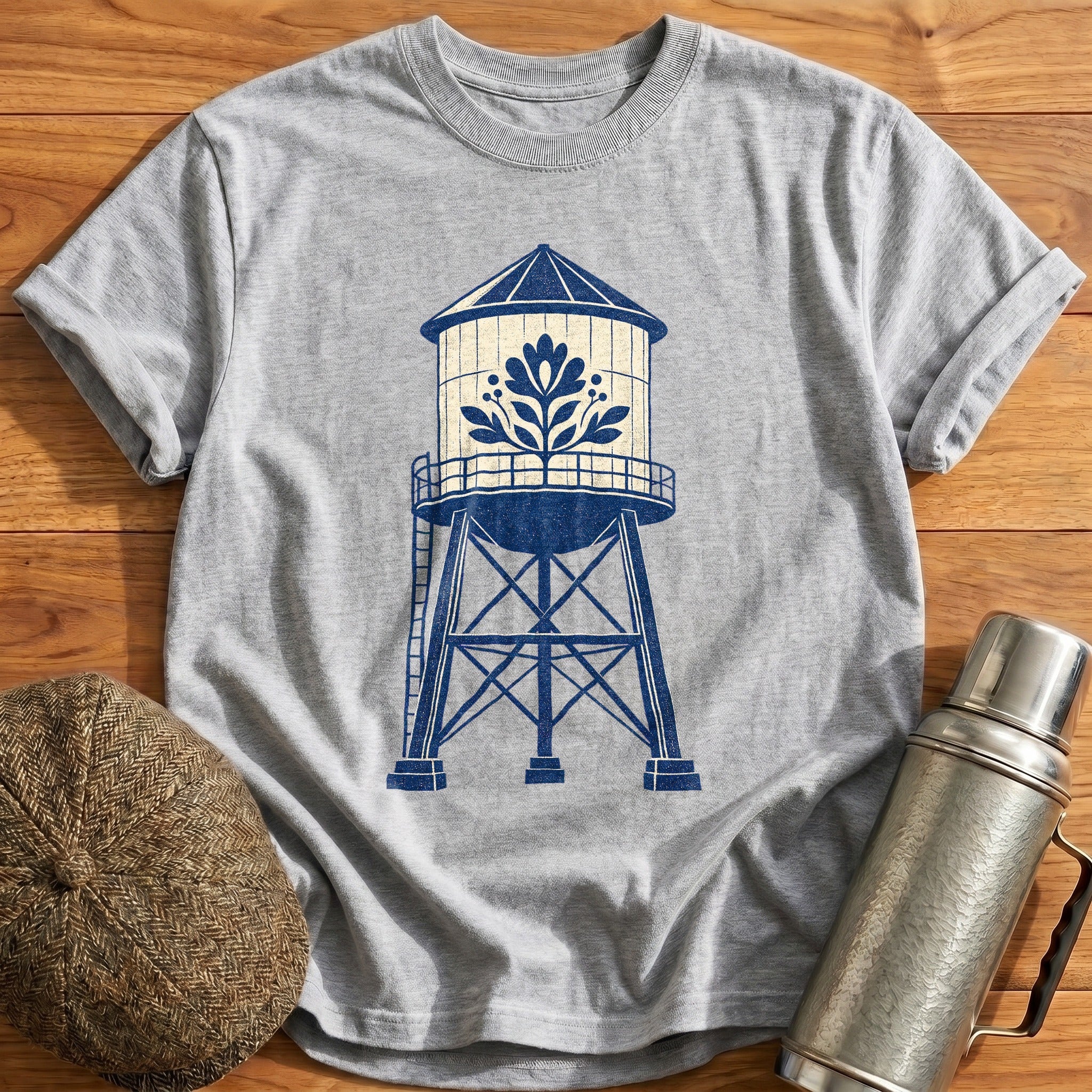 Water Tower T-Shirt - Sport Grey
