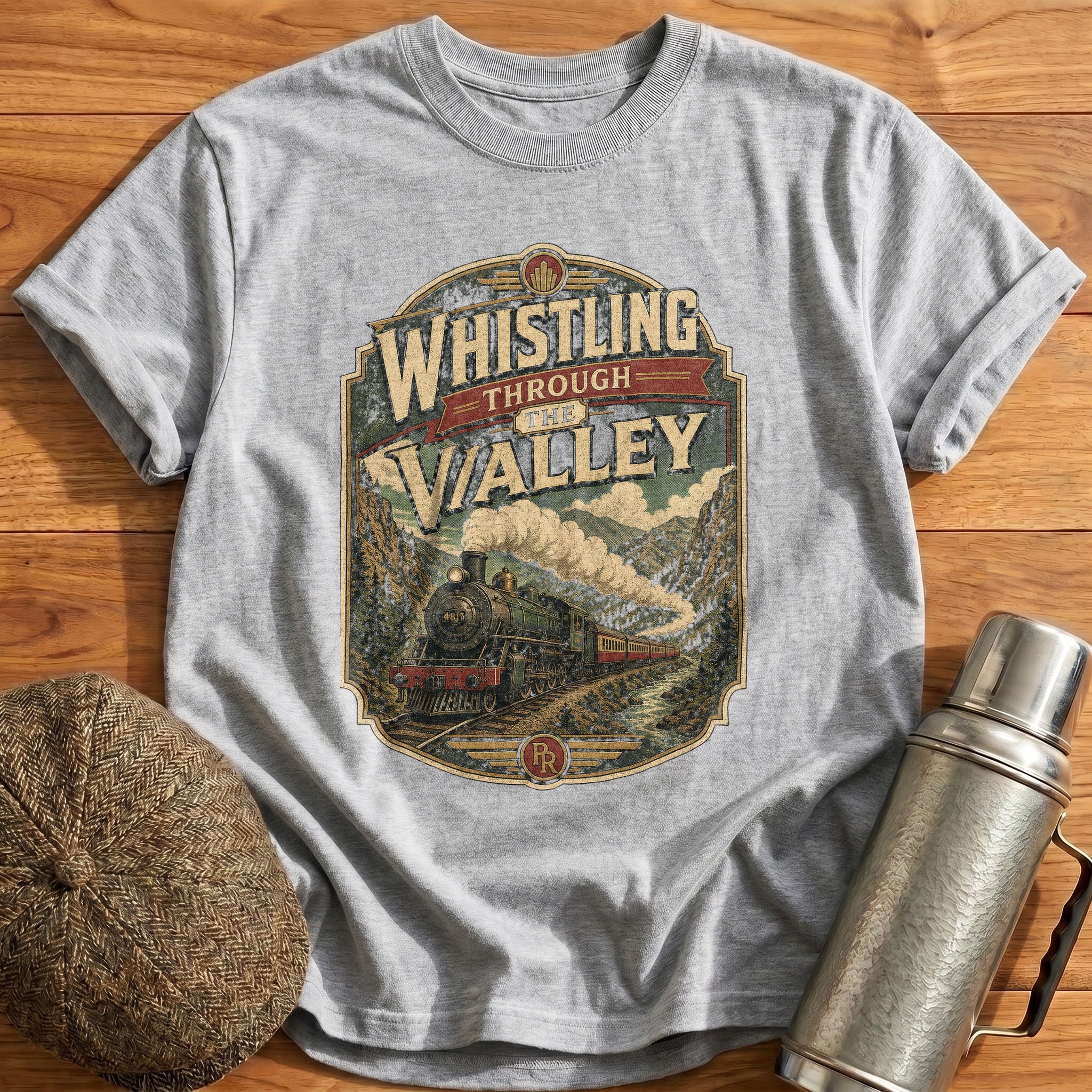 Whistling Through T-Shirt - Sport Grey