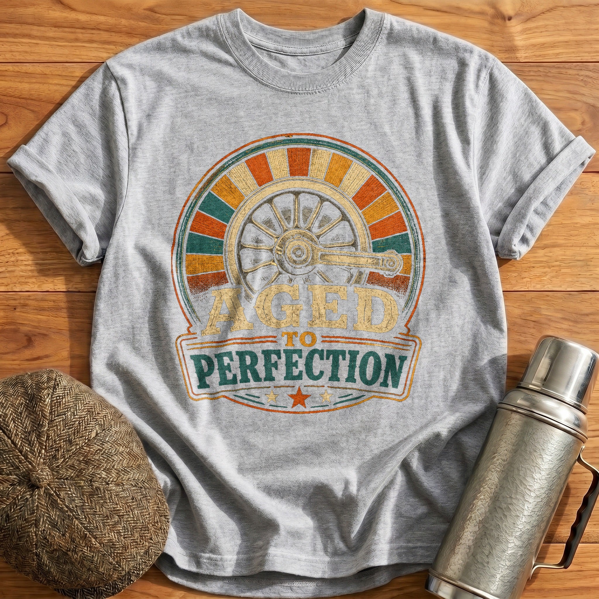 Aged to Perfection T-Shirt - Sport Grey