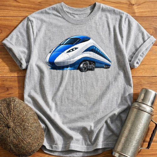 Bullettrain Front34 T-Shirt - Sport Grey