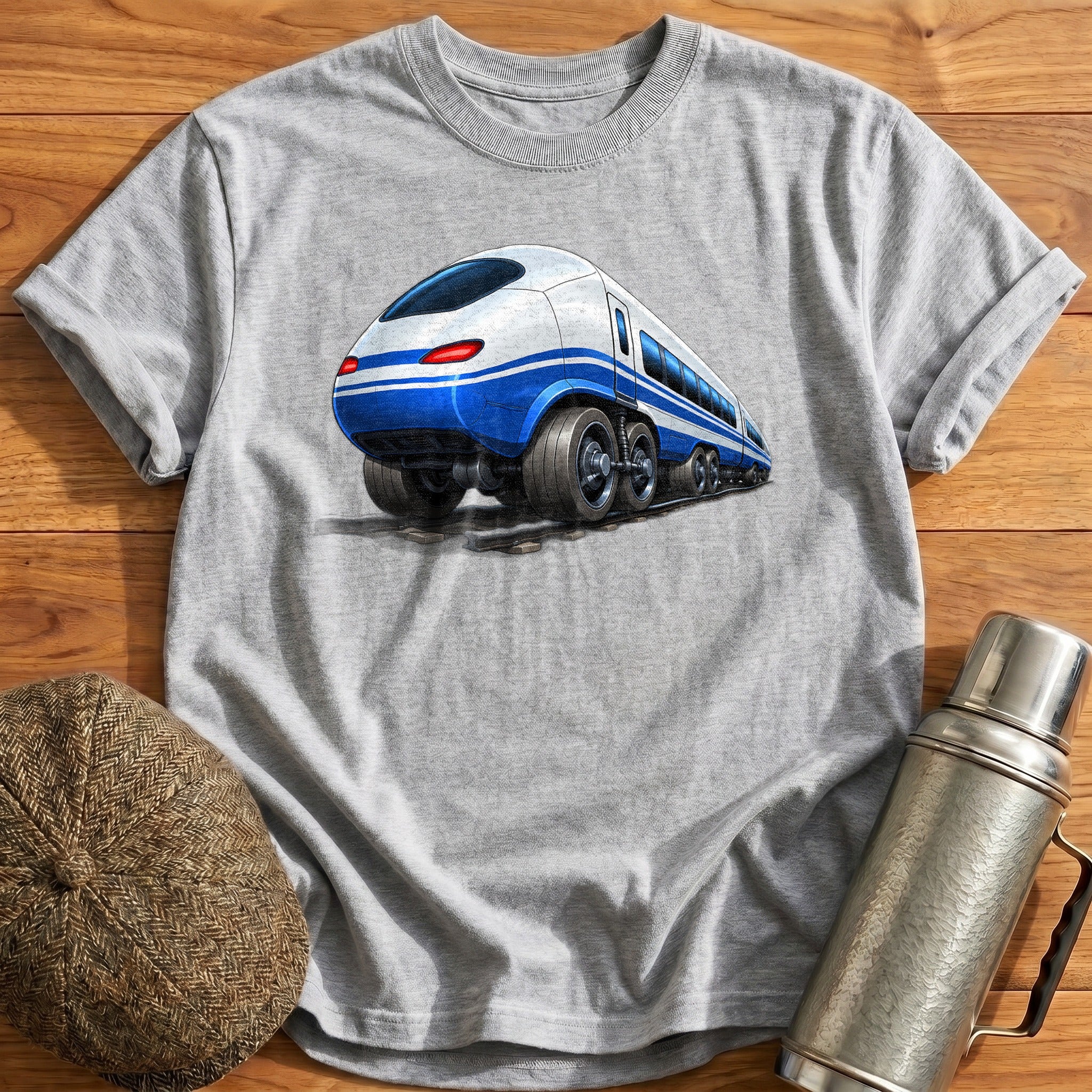 Bullettrain Rear34 T-Shirt - Sport Grey