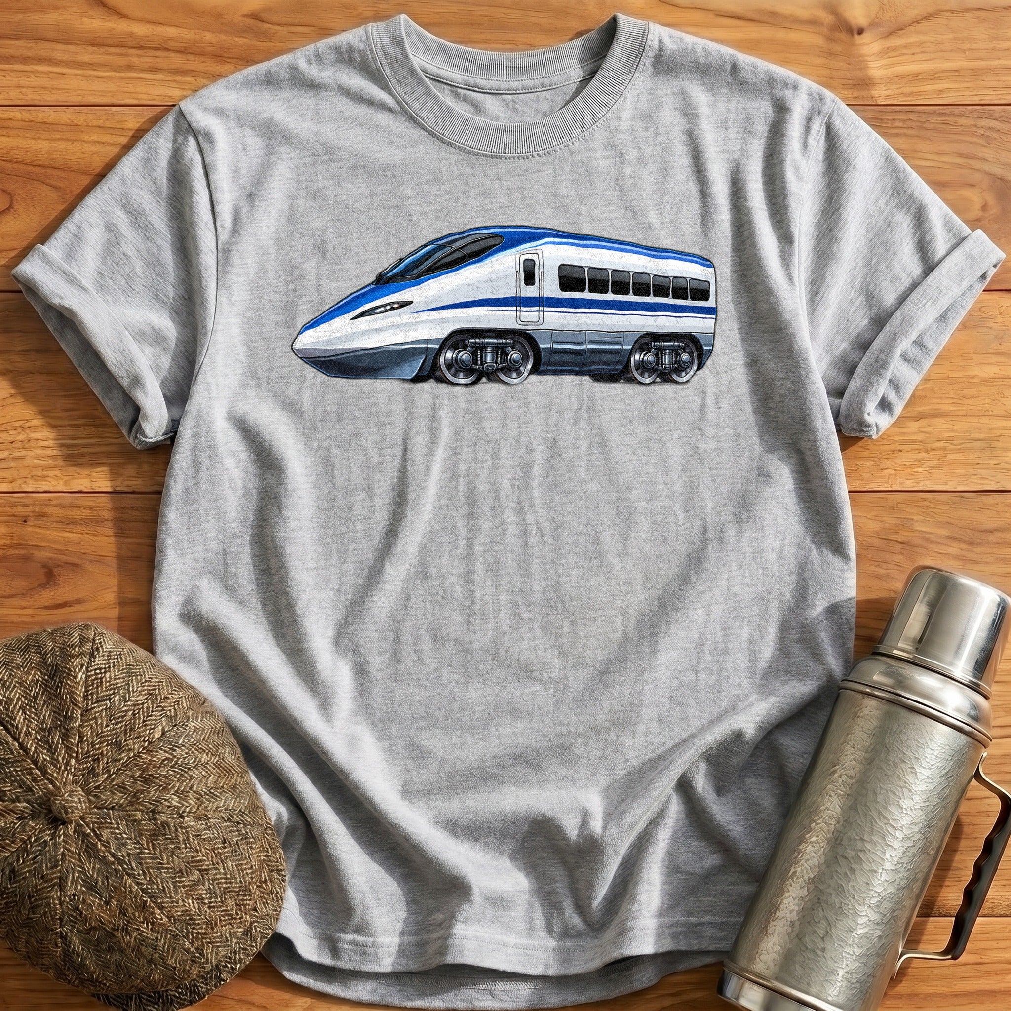 Bullettrain Side T-Shirt - Sport Grey