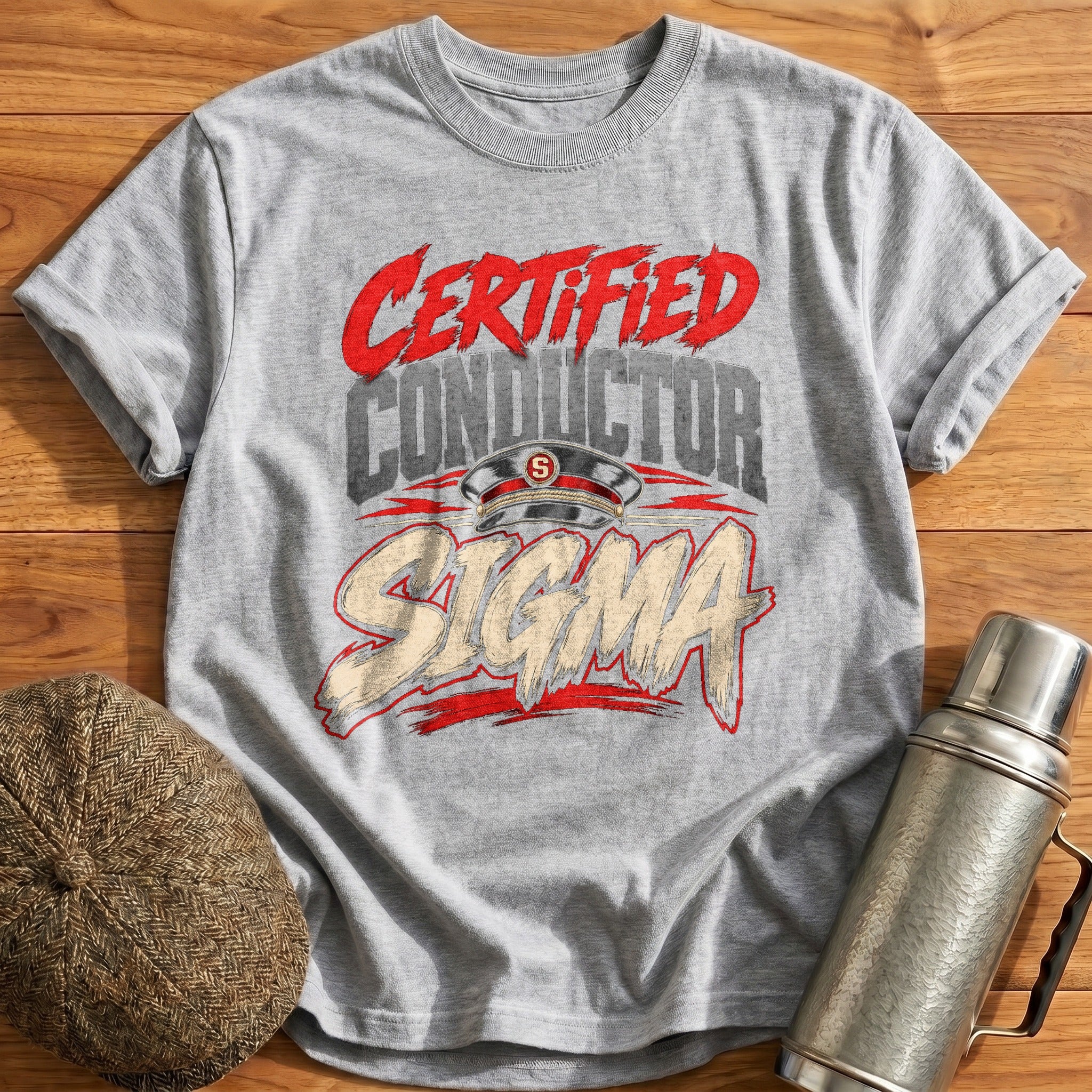 Certified Conductor Sigma T-Shirt - Sport Grey