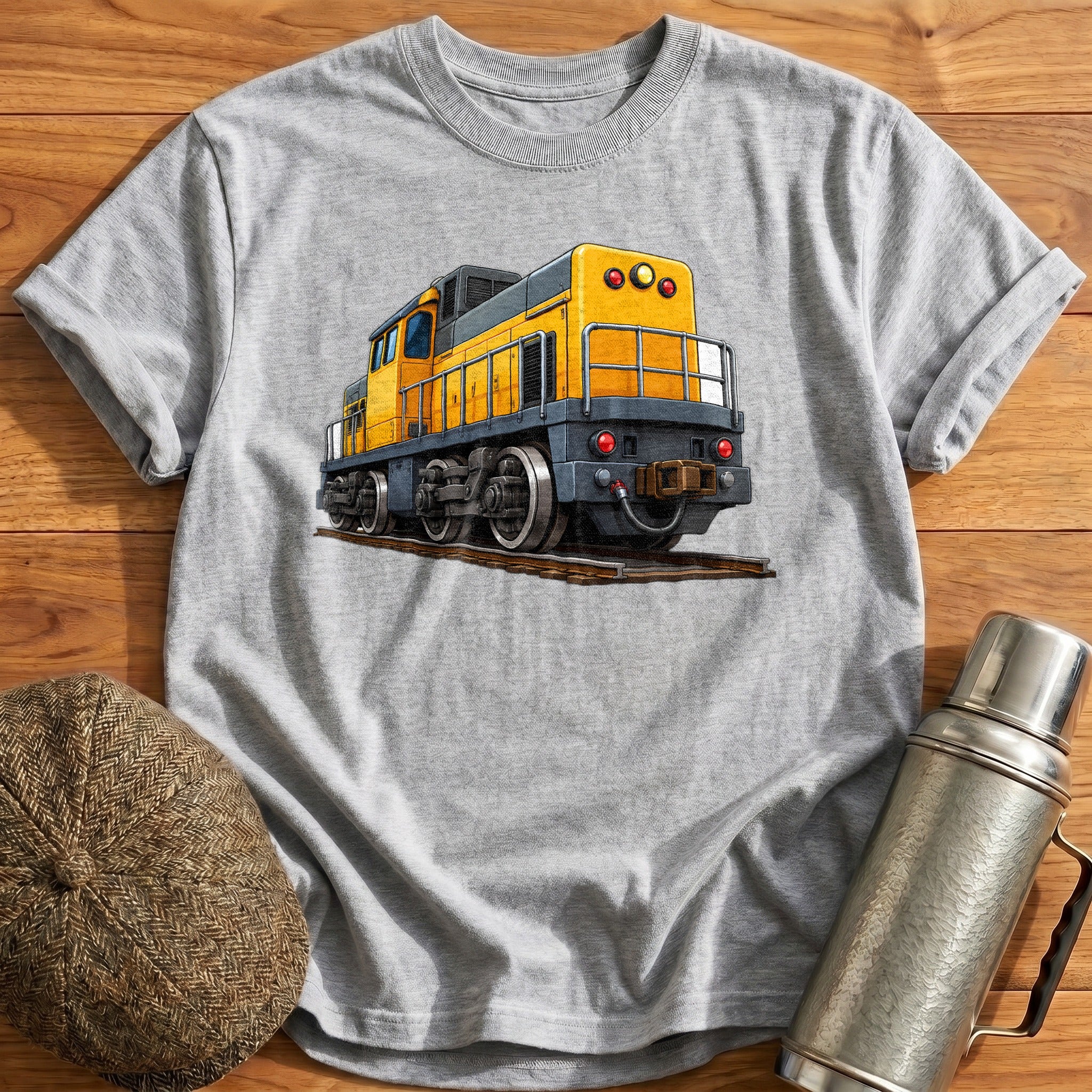 Dieselloco Rear34 T-Shirt - Sport Grey