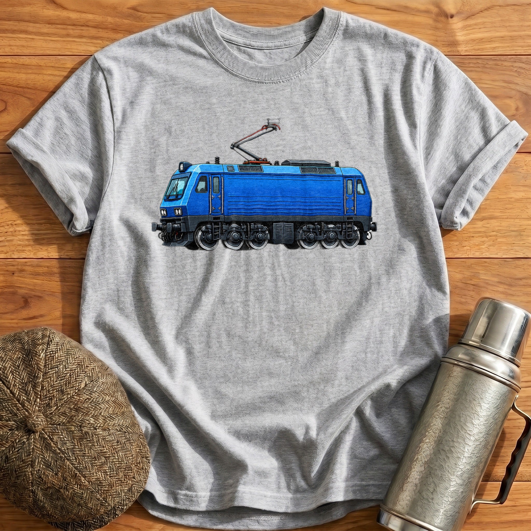 Electricloco Side T-Shirt - Sport Grey