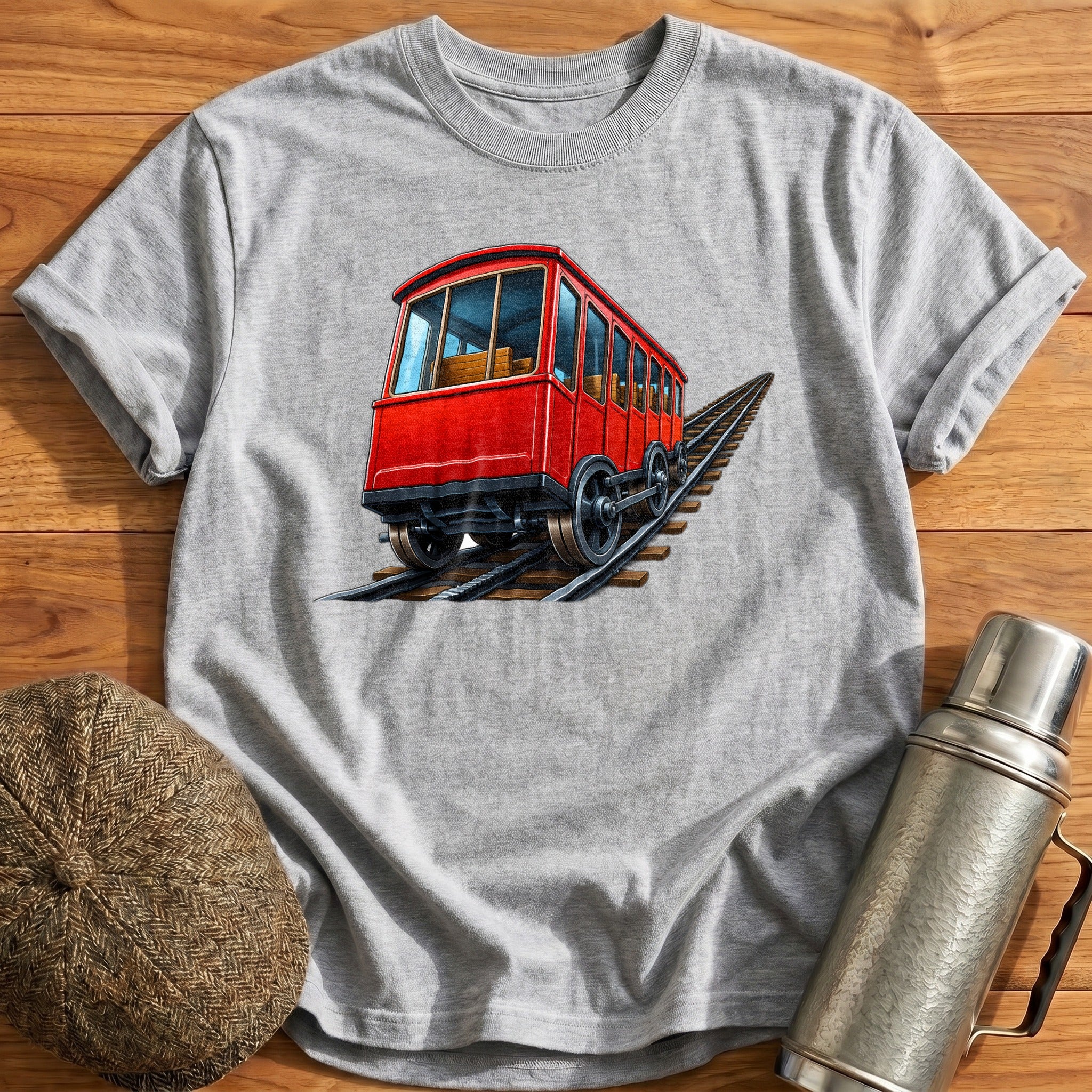 Funicular Rear34 T-Shirt - Sport Grey