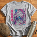 Kaiju Train Neon T-Shirt - Sport Grey