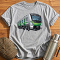 Metrotrain Front34 T-Shirt - Sport Grey