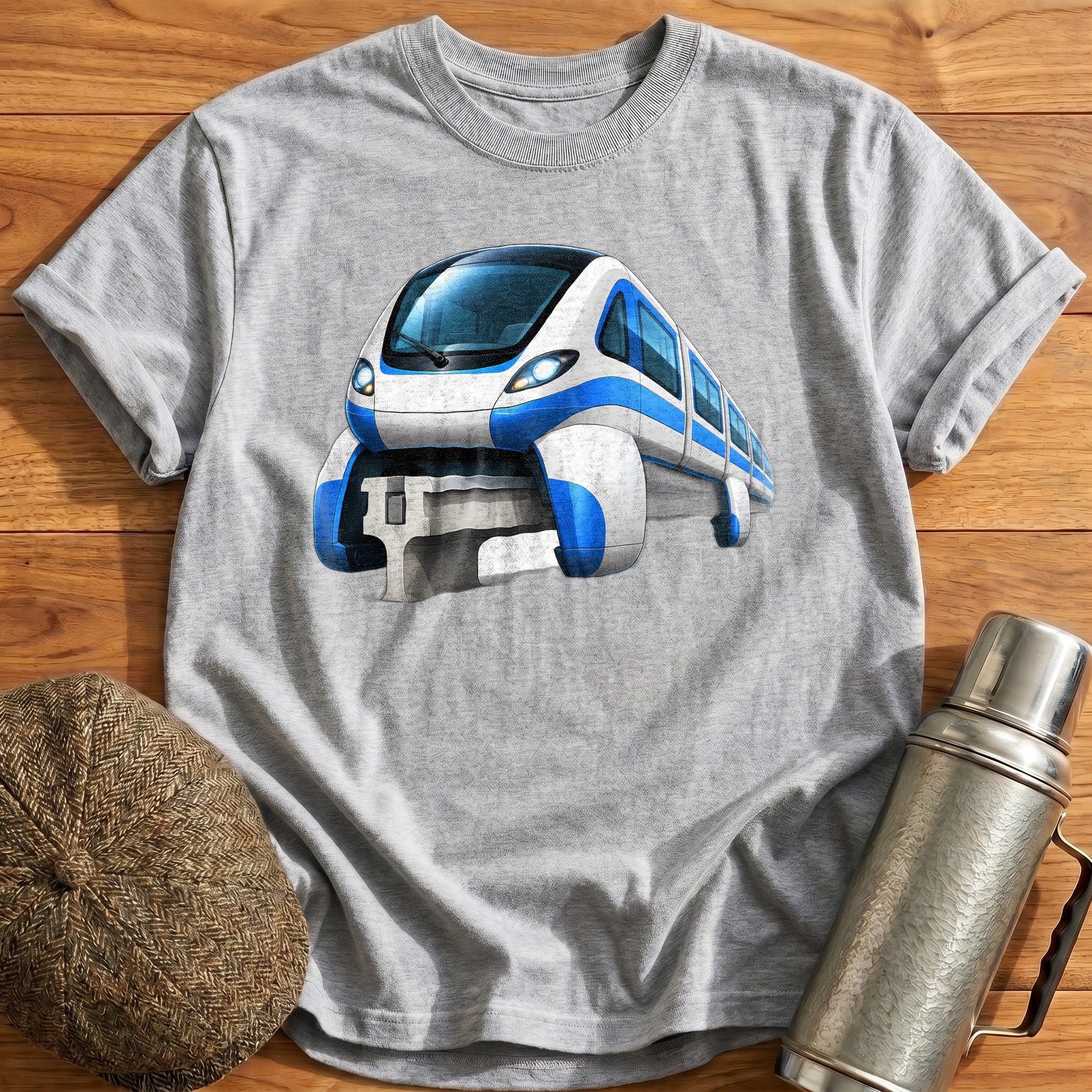 Monorail Front34 T-Shirt - Sport Grey