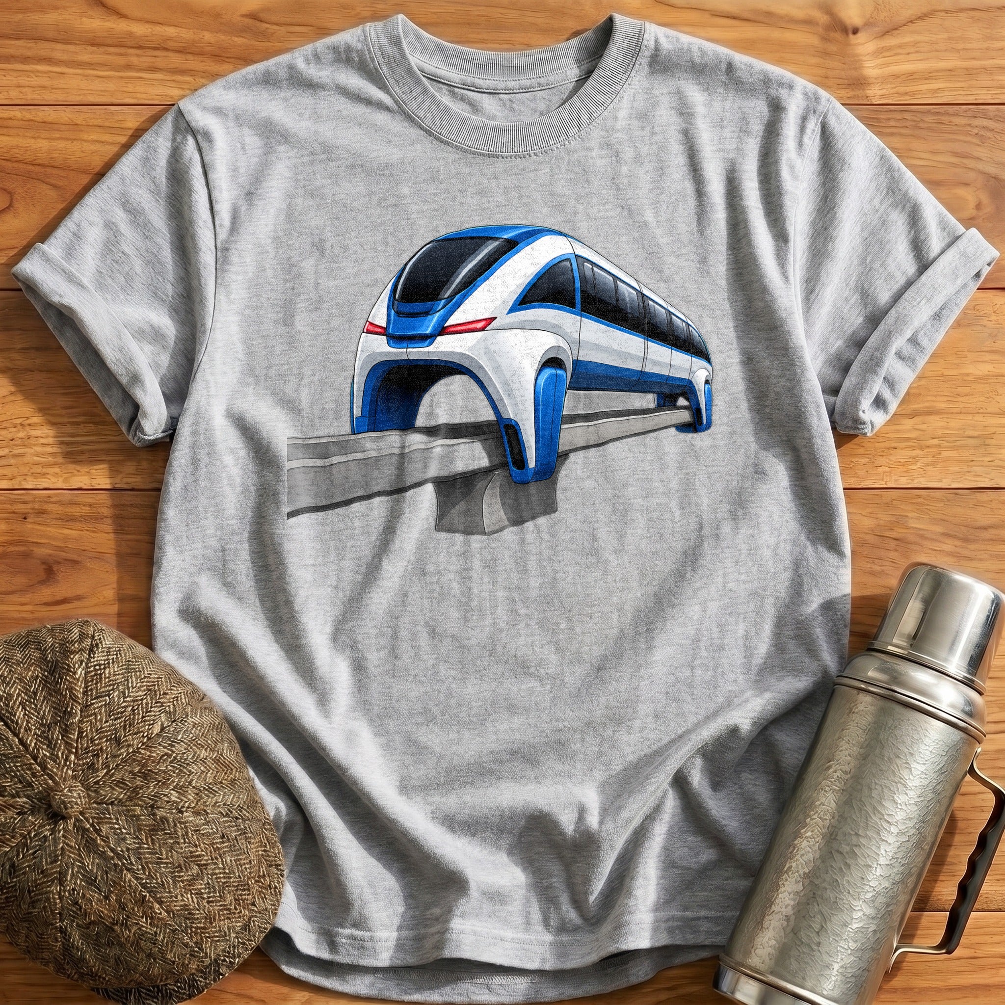 Monorail Rear34 T-Shirt - Sport Grey