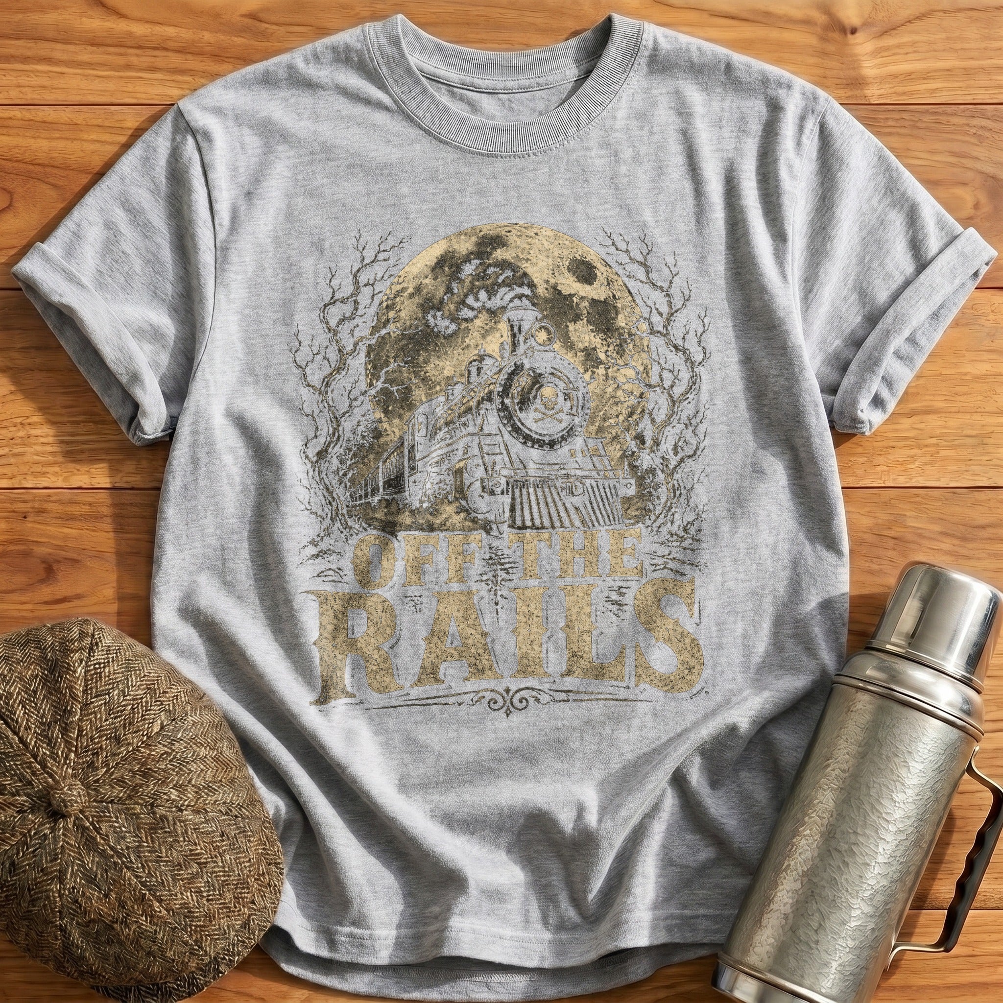Off the Rails T-Shirt - Sport Grey