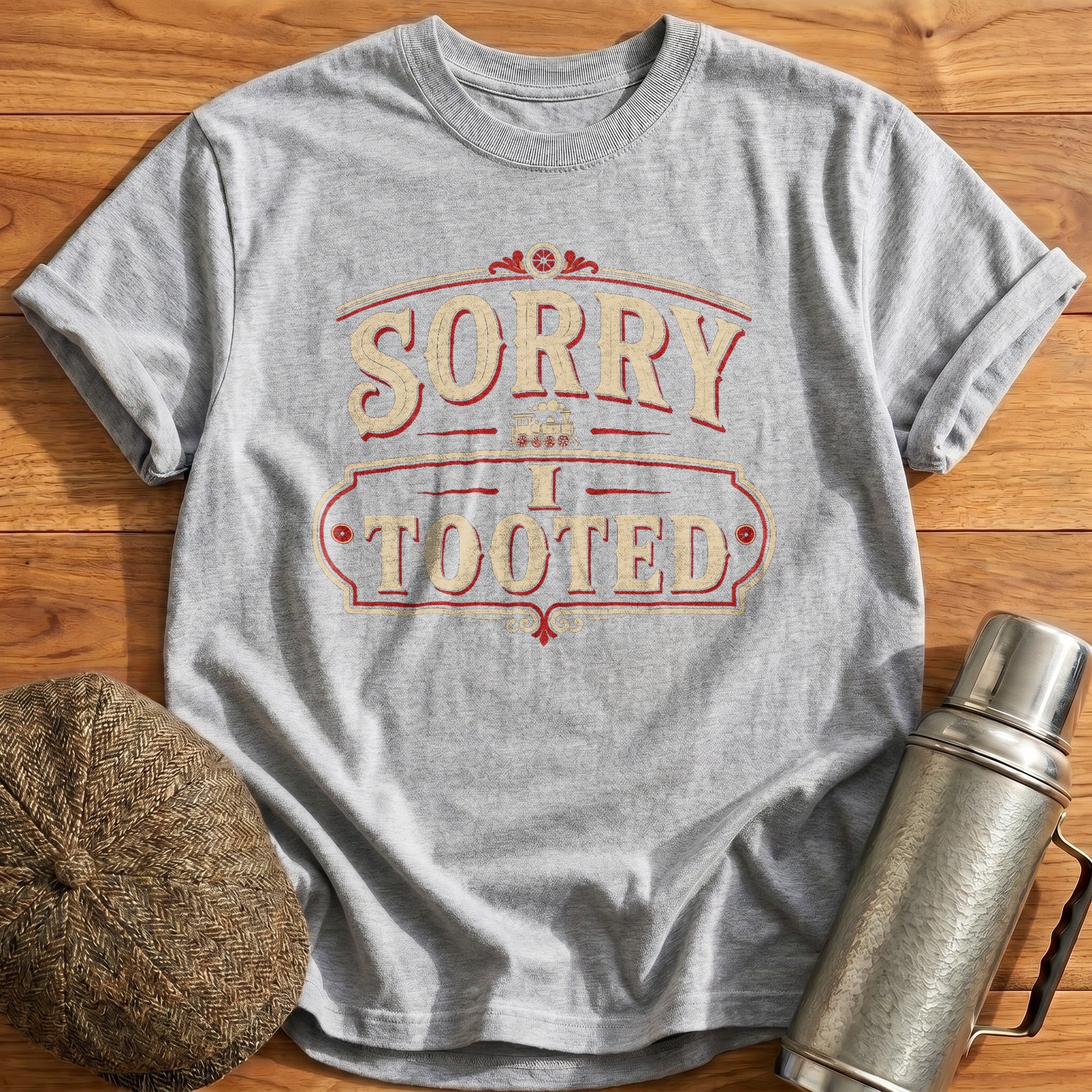 Sorry I Tooted T-Shirt - Sport Grey