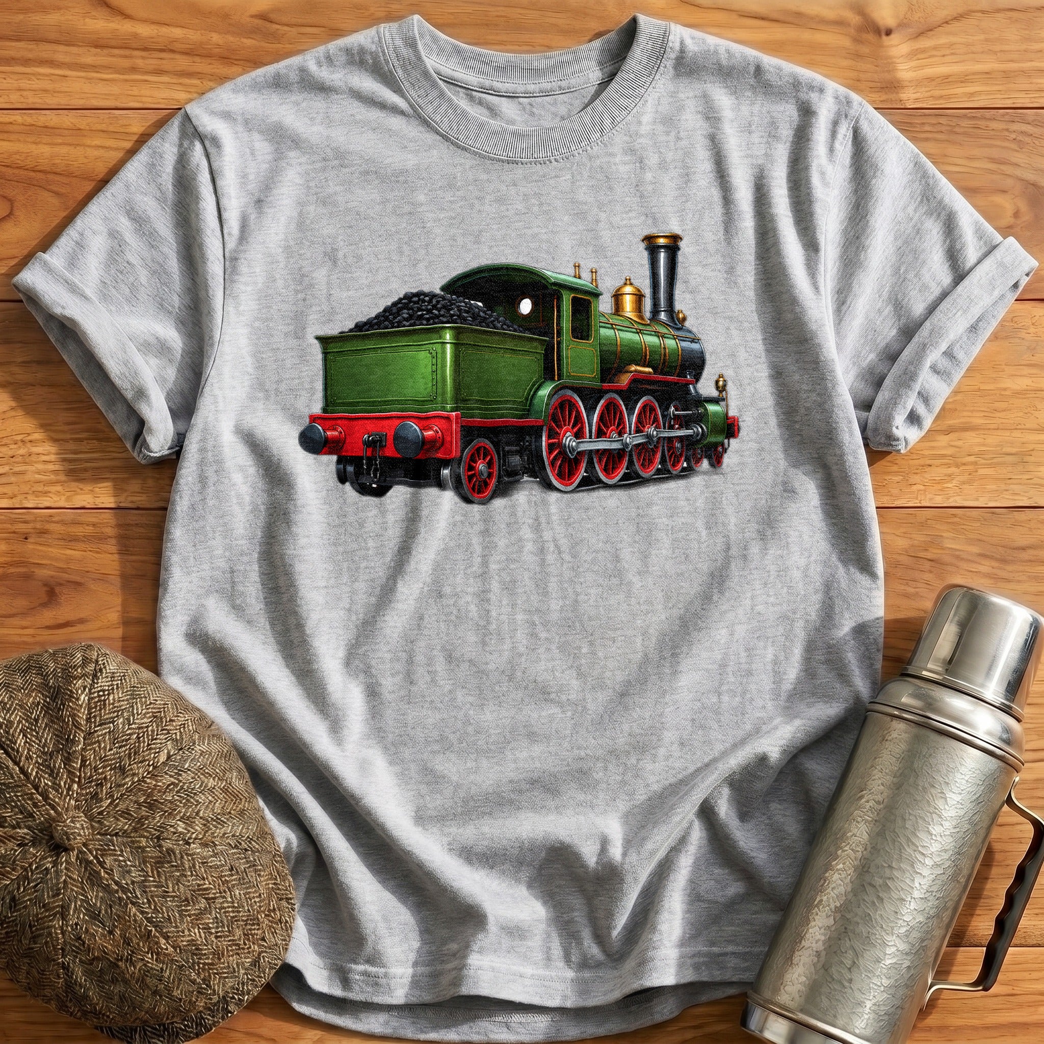 Steamloco Rear34 T-Shirt - Sport Grey