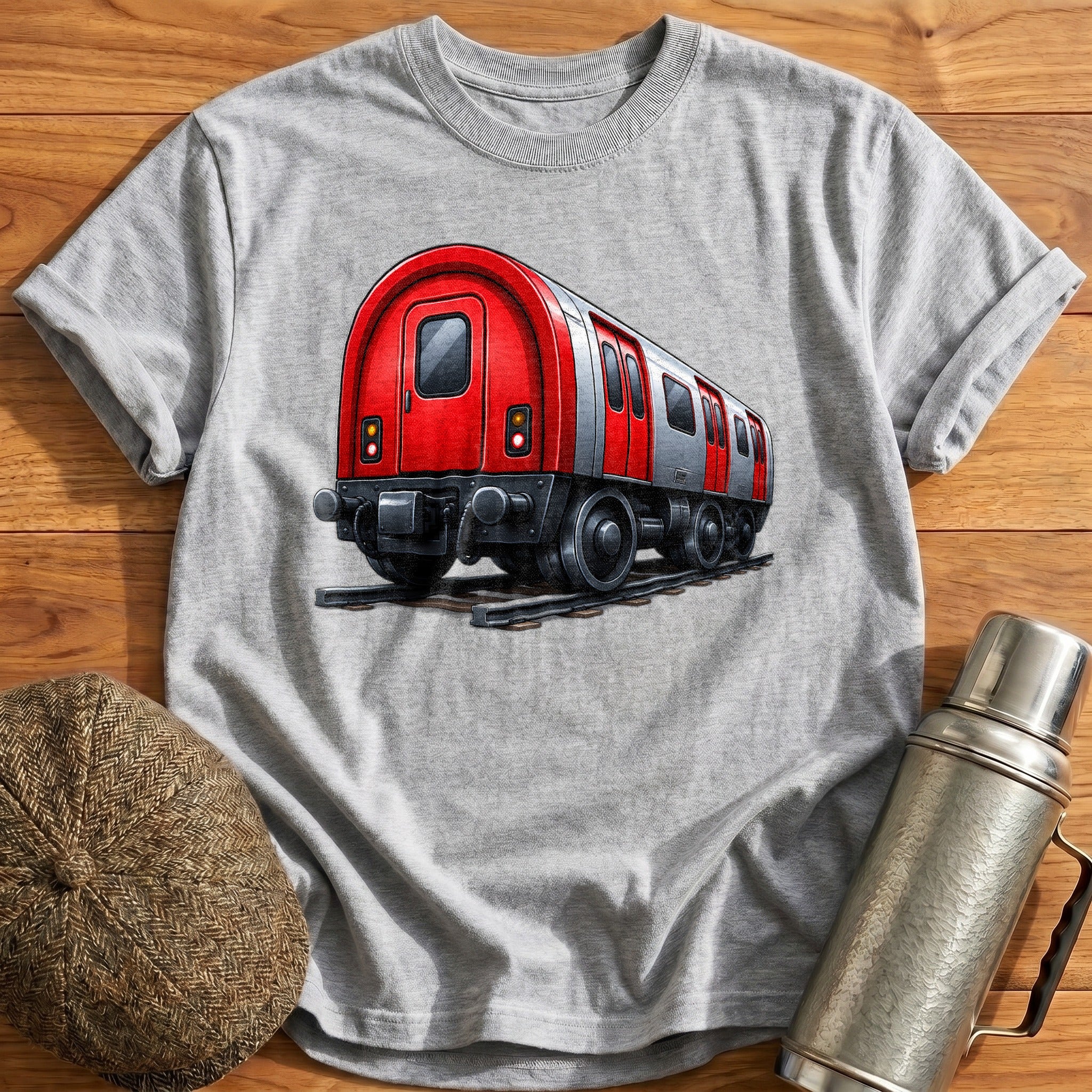 Tubetrain Rear34 T-Shirt - Sport Grey