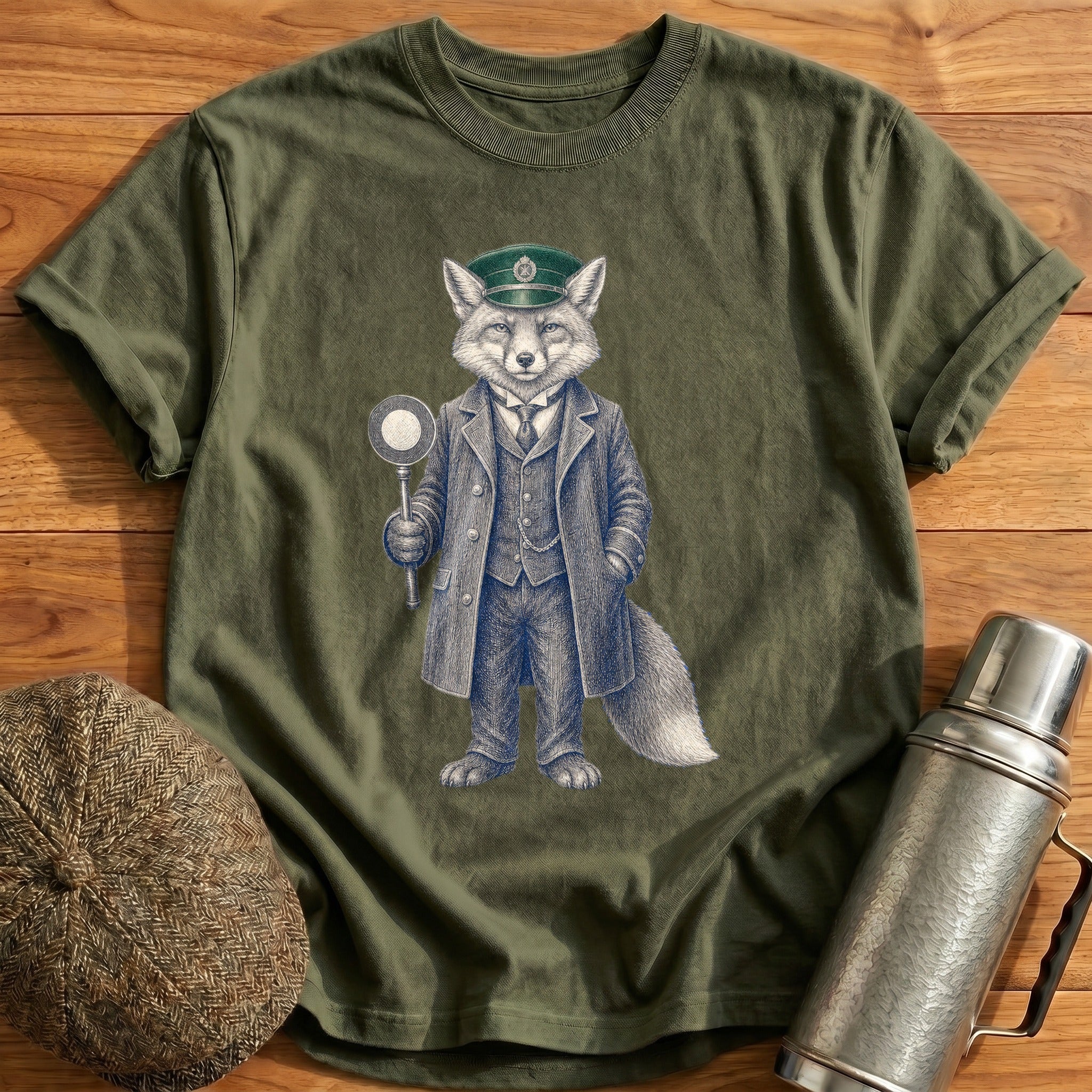Red Fox Stationmaster II T-Shirt - Military Green