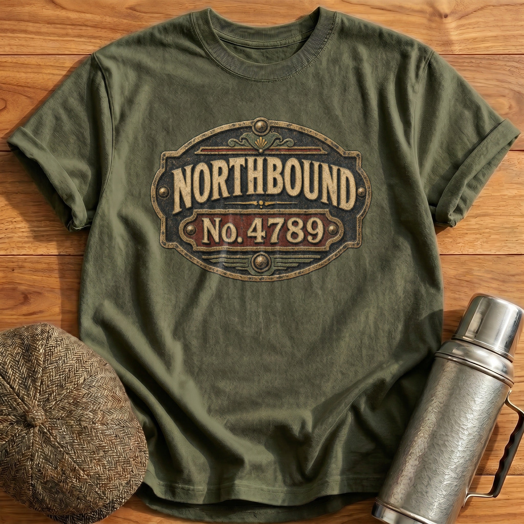 Northbound T-Shirt - Military Green