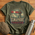 Semaphore Forever T-Shirt - Military Green