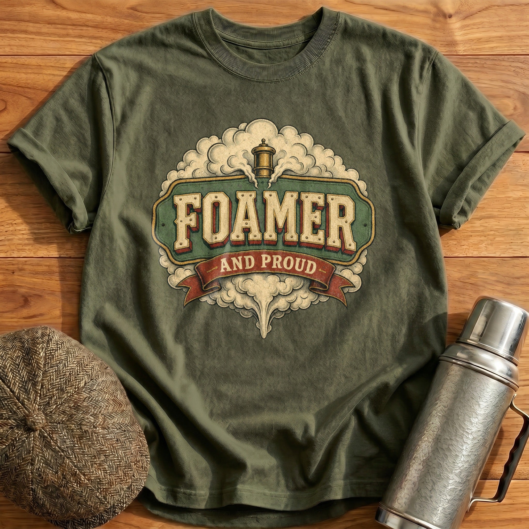 Foamer T-Shirt - Military Green