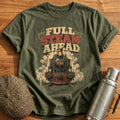 Full Steam Ahead II T-Shirt - Military Green