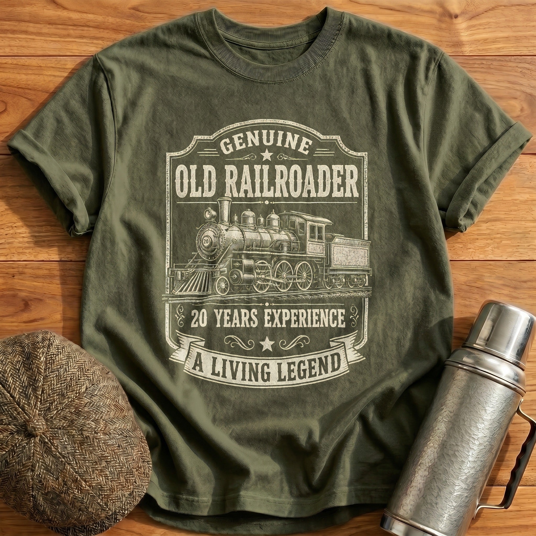 20 Living Legend T-Shirt - Military Green