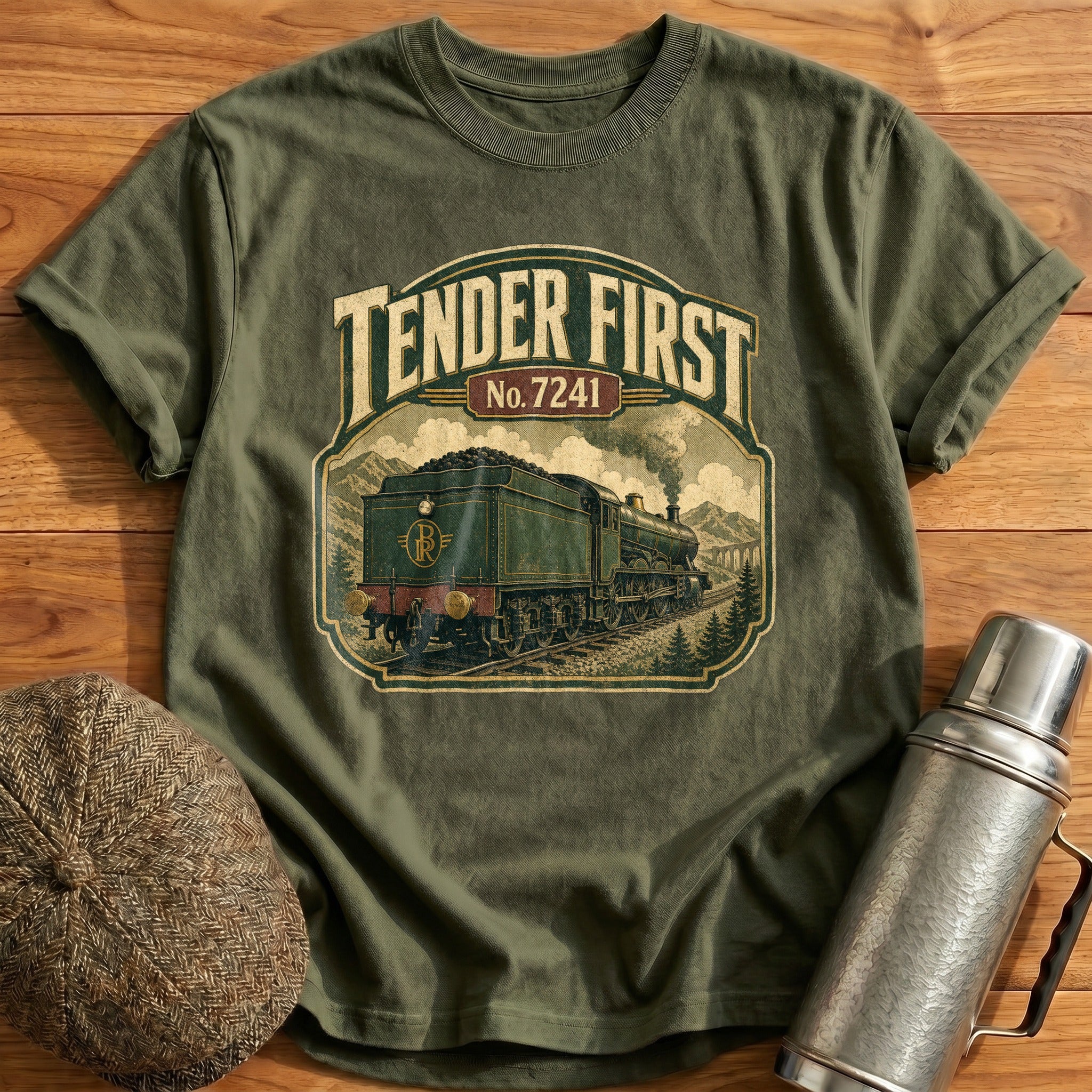 Tender First T-Shirt - Military Green