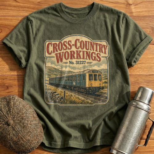 Cross-country Workings T-Shirt - Military Green