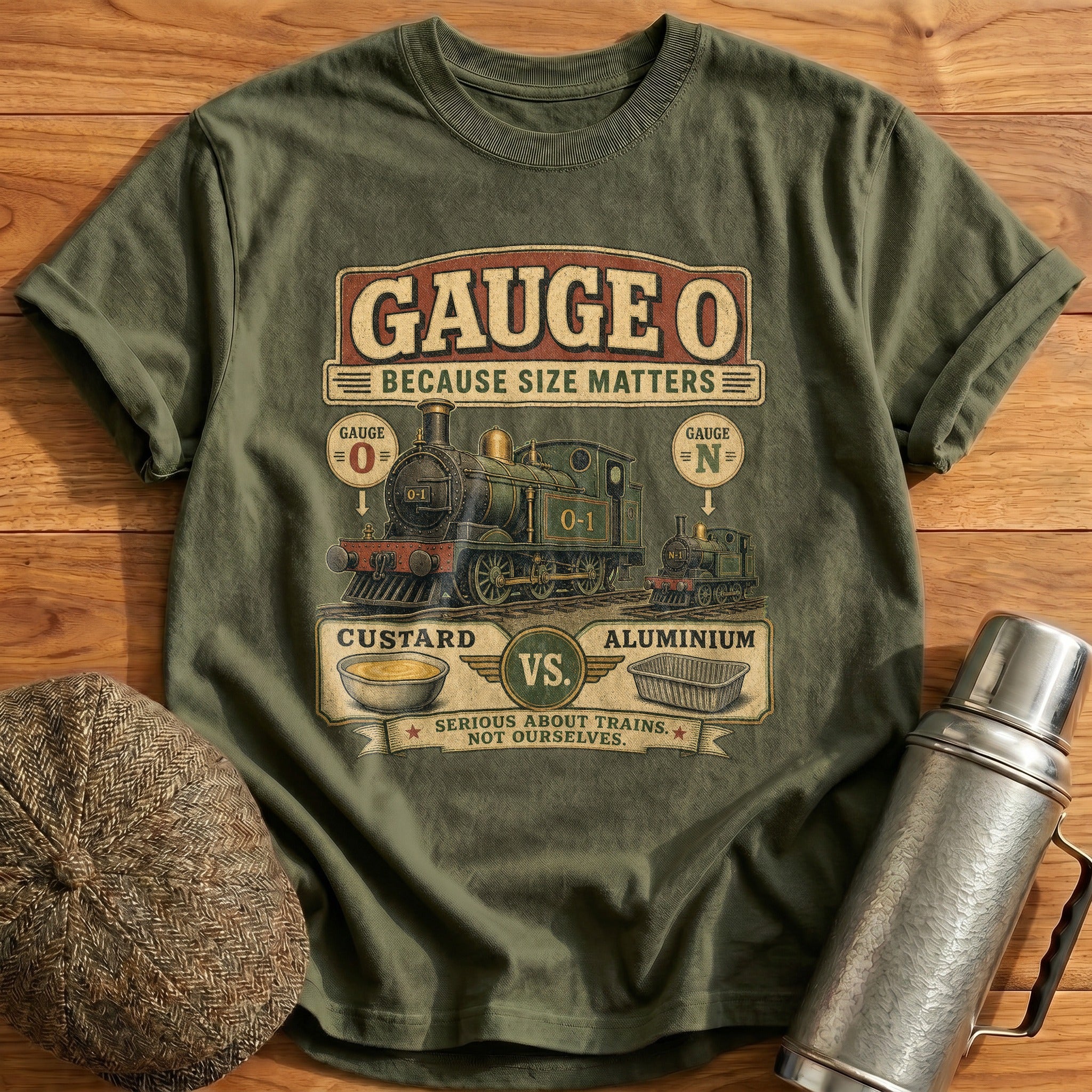Gauge O T-Shirt - Military Green