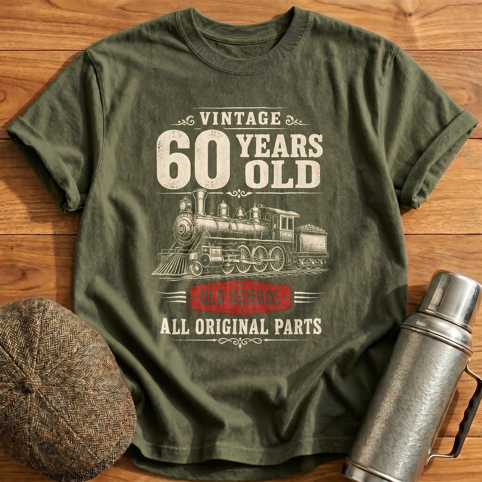 60 Original Parts T-Shirt - Military Green