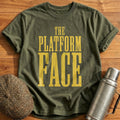 The Platform Face T-Shirt - Military Green