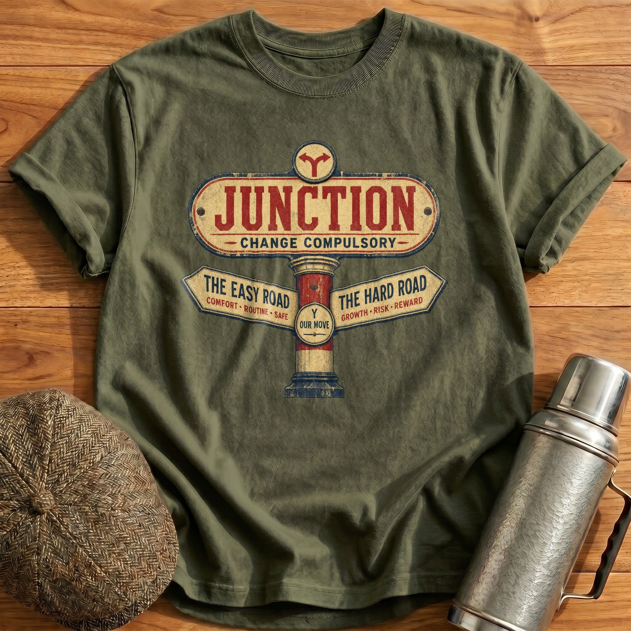 Junction T-Shirt - Military Green
