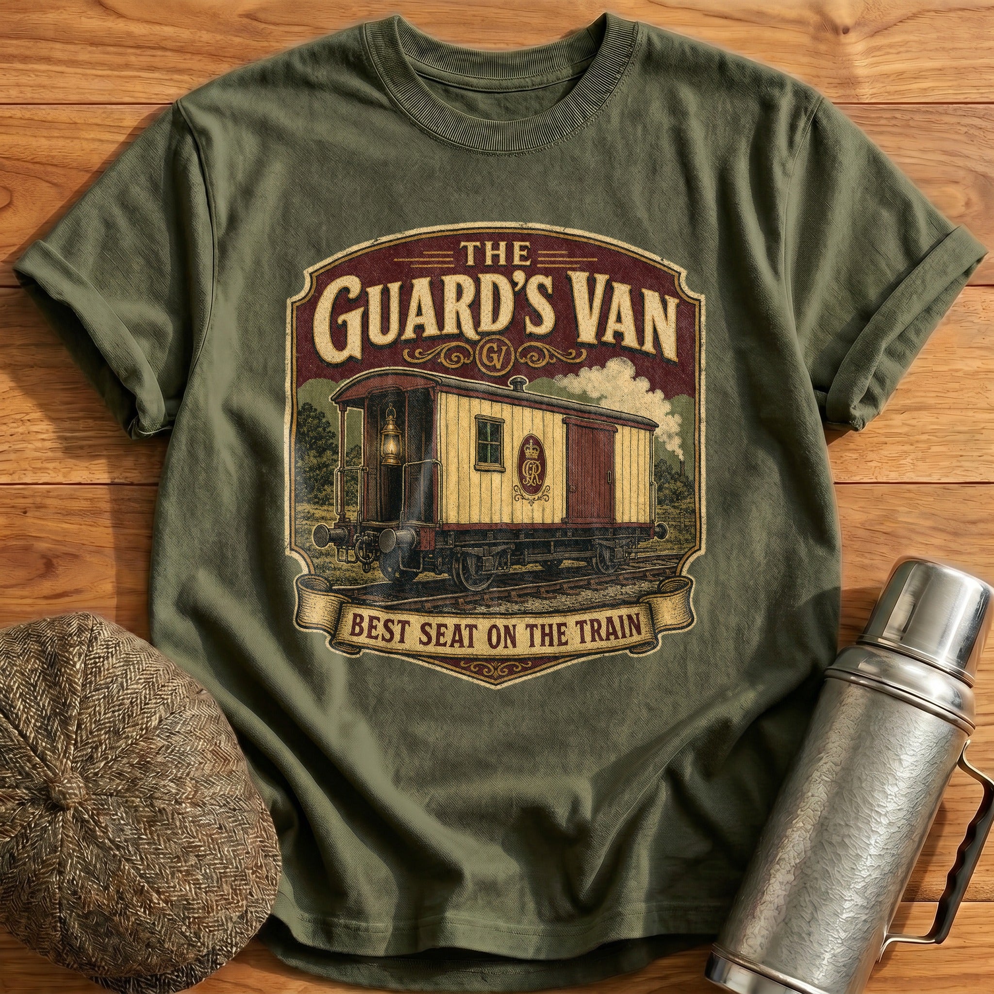 The Guard's Van T-Shirt - Military Green
