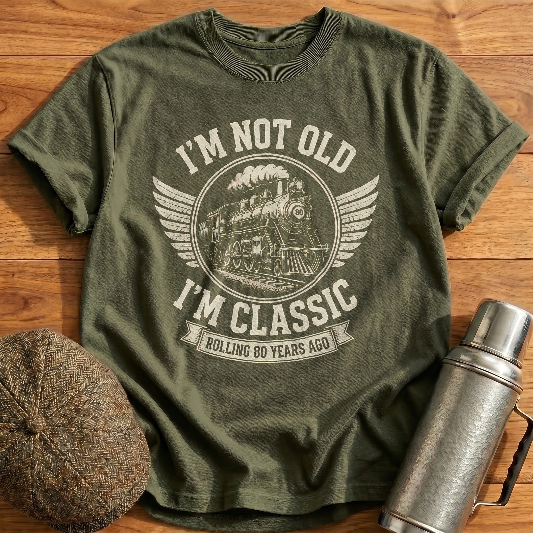 80 Im Classic T-Shirt - Military Green