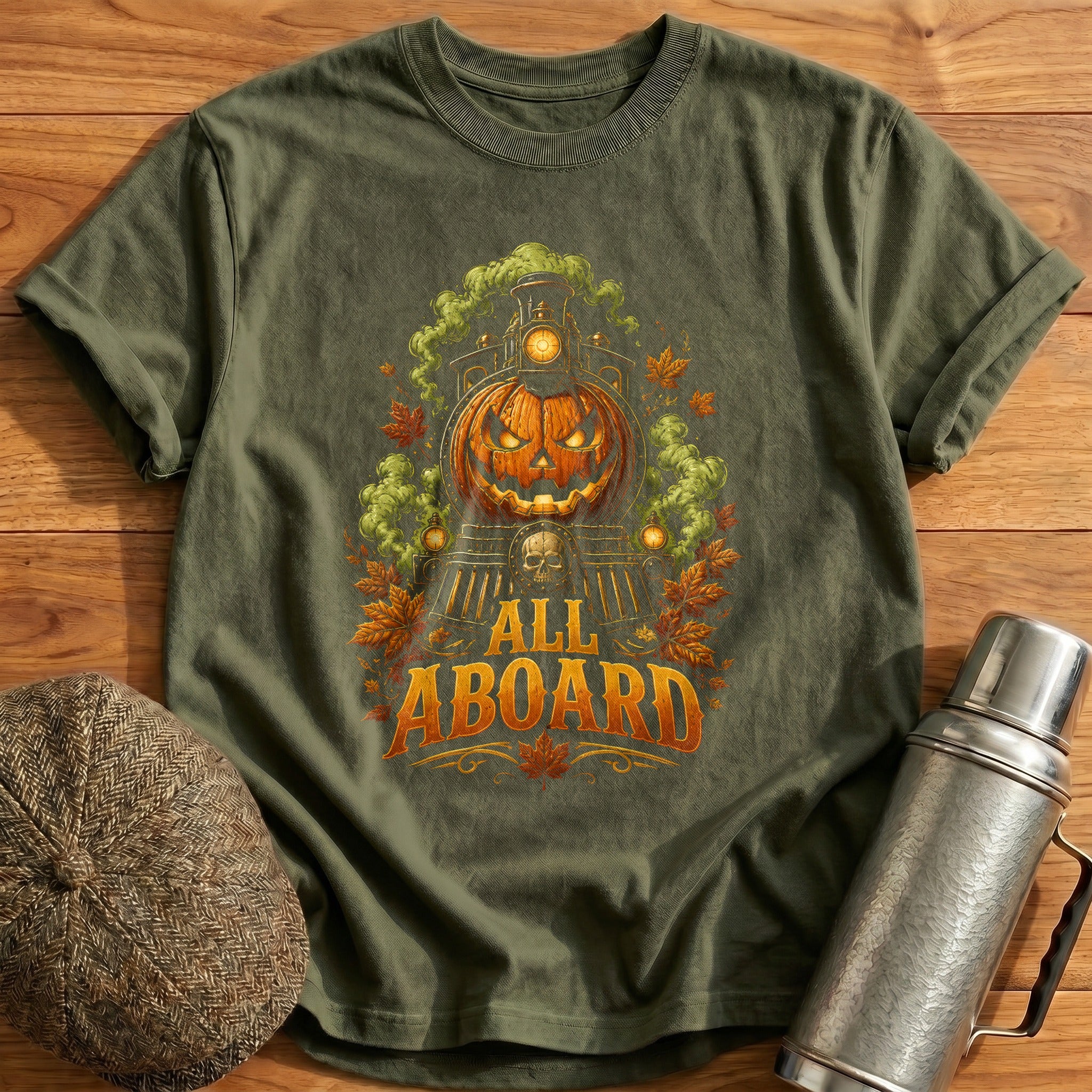 All Aboard Pumpkin Loco 88 - Military Green