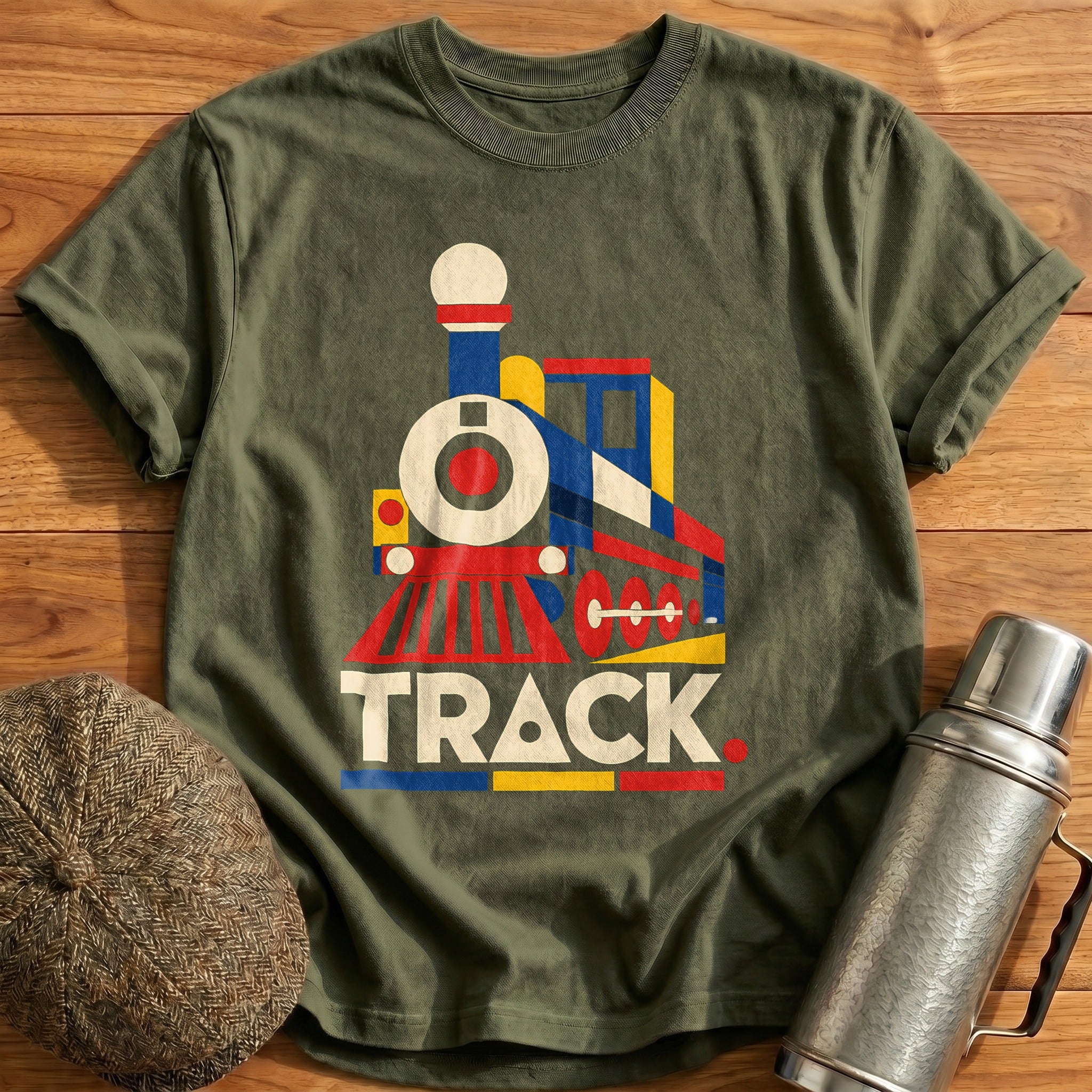 Bauhaus Loco T-Shirt - Military Green